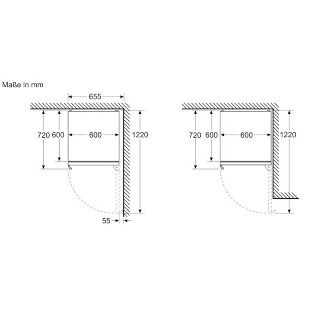 BOSCH Kühl-/Gefrierkombination »KGN39AIAT«, KGN39AIAT, 203 cm hoch, 60 cm breit