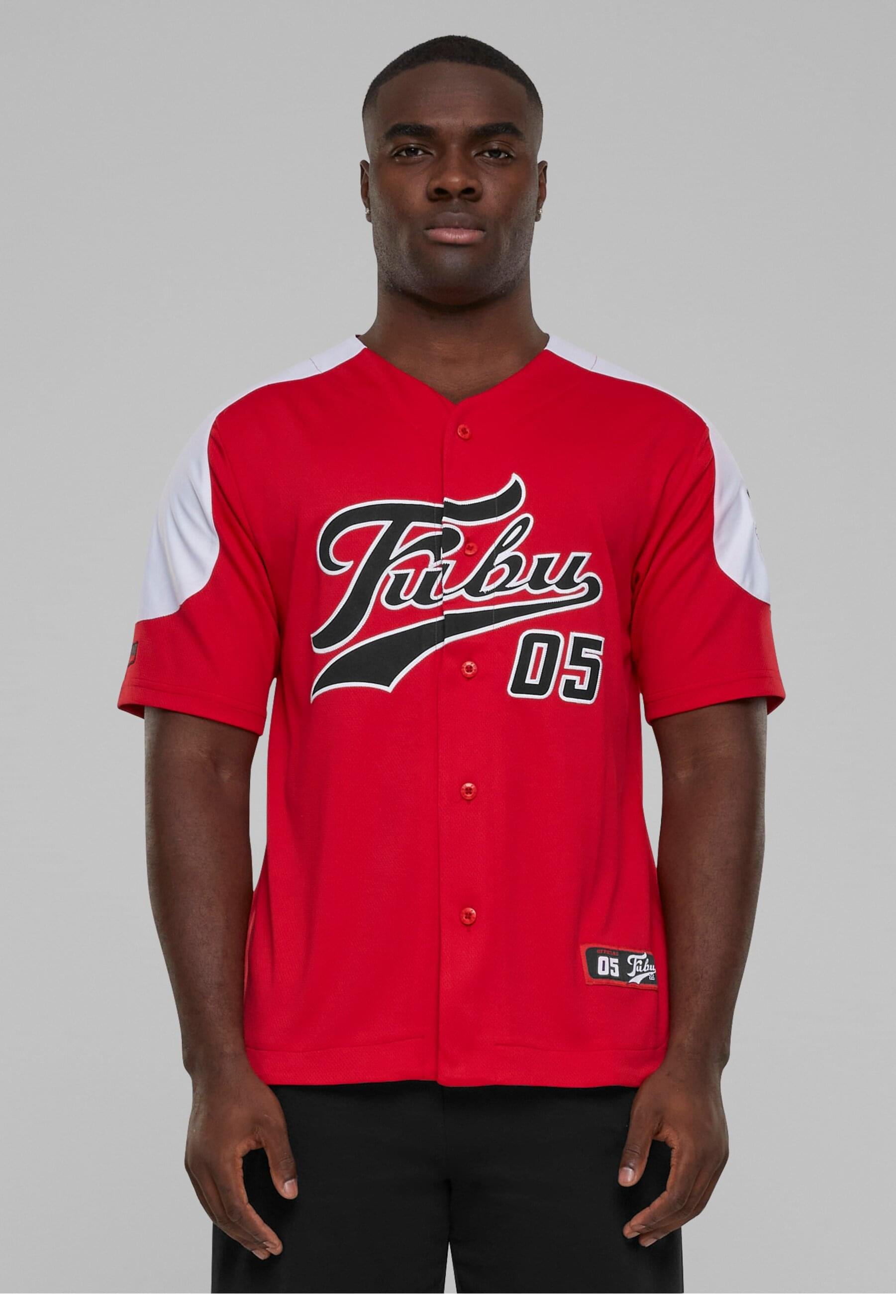 Fubu Langarmhemd »Fubu Herren FM222-019-1 FUBU Varsity Block Baseball Jersey« 1 Stk.