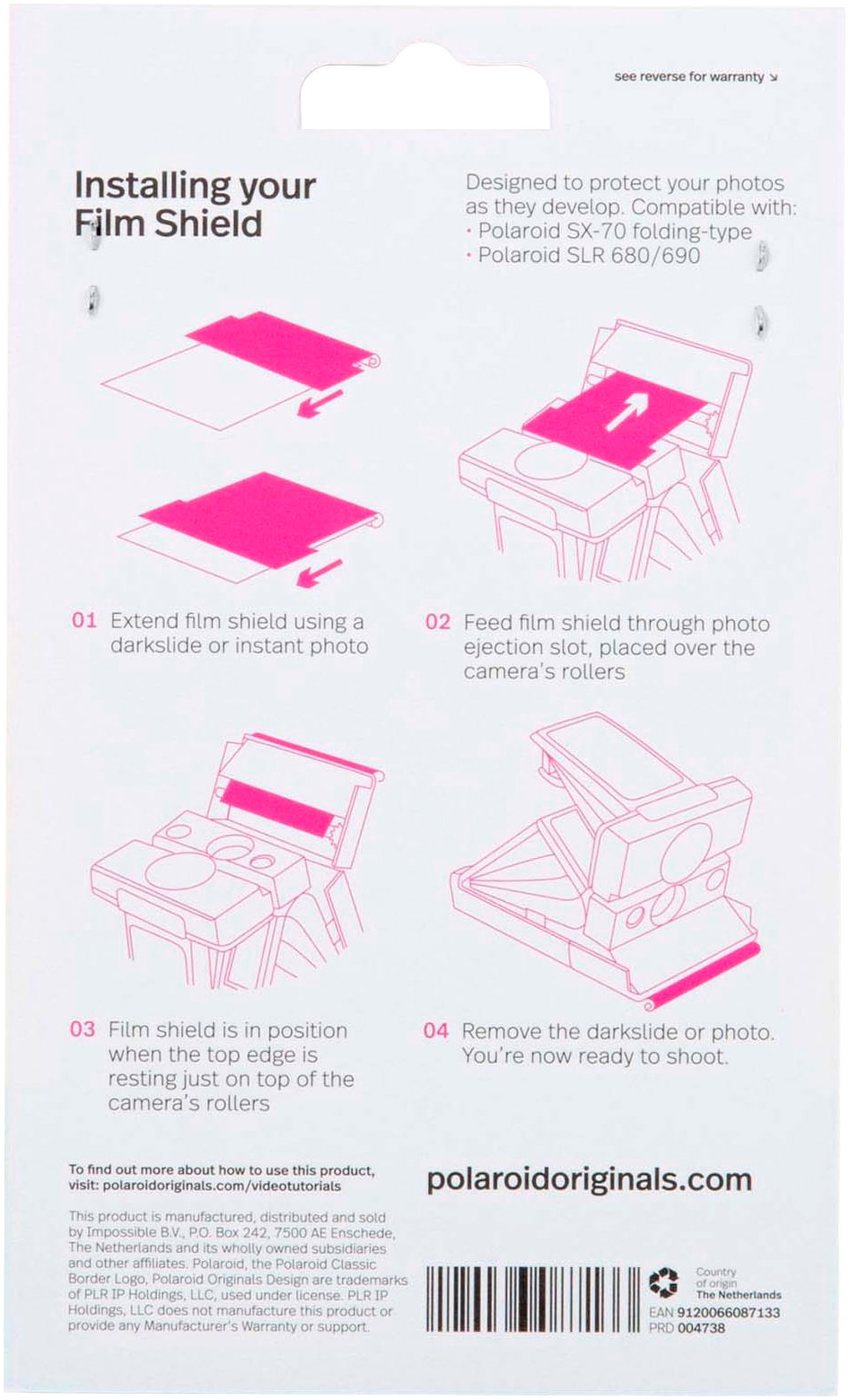 Polaroid Schutzfolie »Film Shield für Faltkameras«