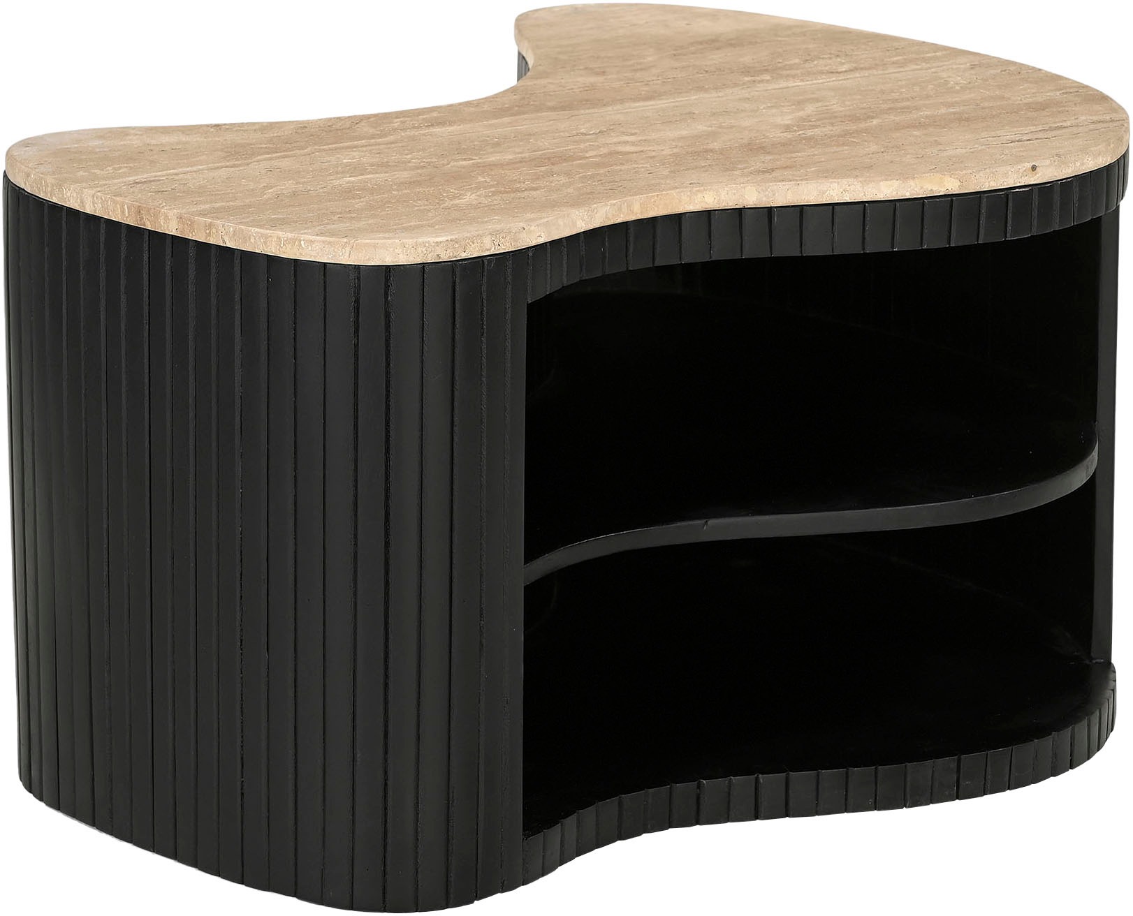 SIT TV-Board 1 Stk. tlg. auch als Couchtisch nutzbar Schwarz, Natur