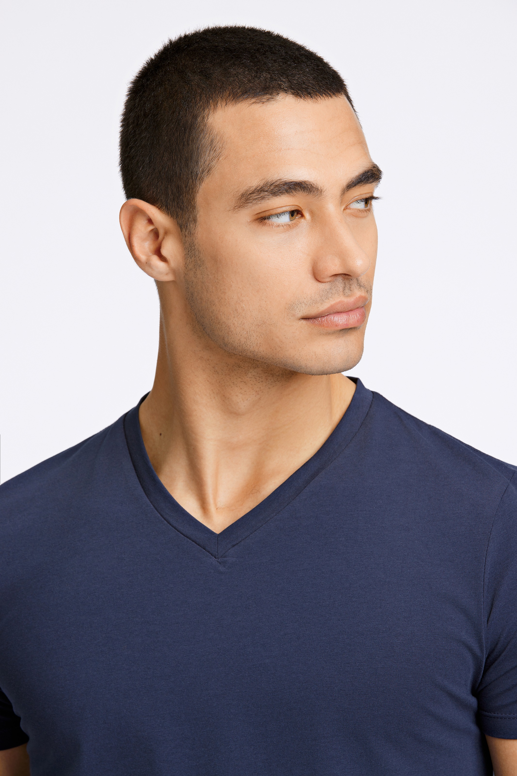 LINDBERGH T-Shirt mit V-Ausschnitt