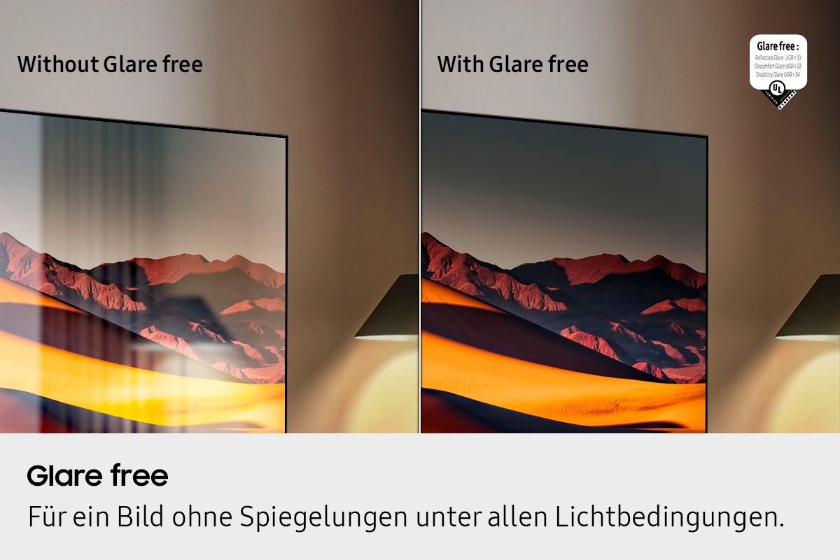 Samsung OLED-Fernseher »GQ65S95FAT«, 4K Ultra HD, Smart-TV, HDR Pro & Glare Free, Dolby Atmos & AI Sound, Gaming Hub, bis zu 165Hz