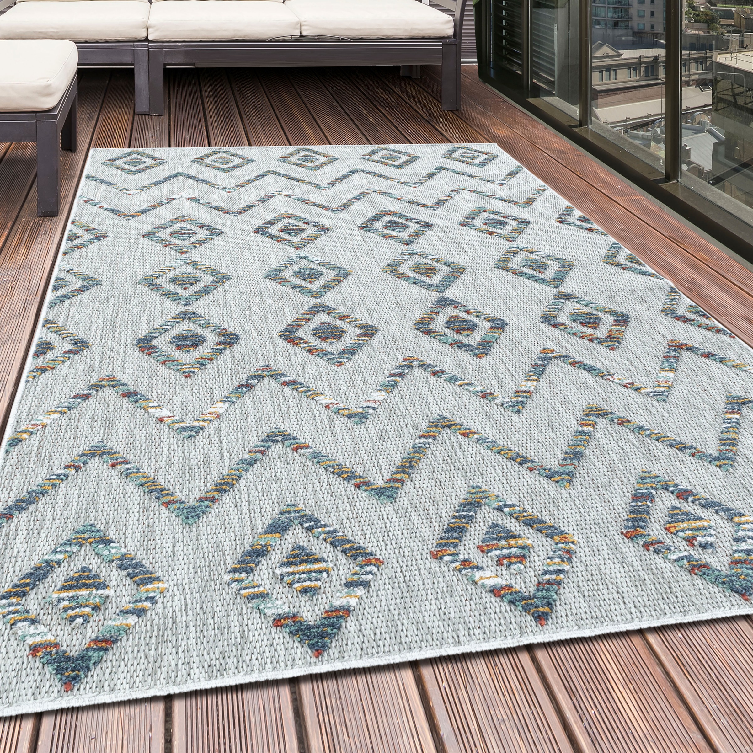 Ayyildiz Teppiche Teppich »BAHAMA 5152«, rechteckig, 8 mm Höhe, Läufer, Fla günstig online kaufen