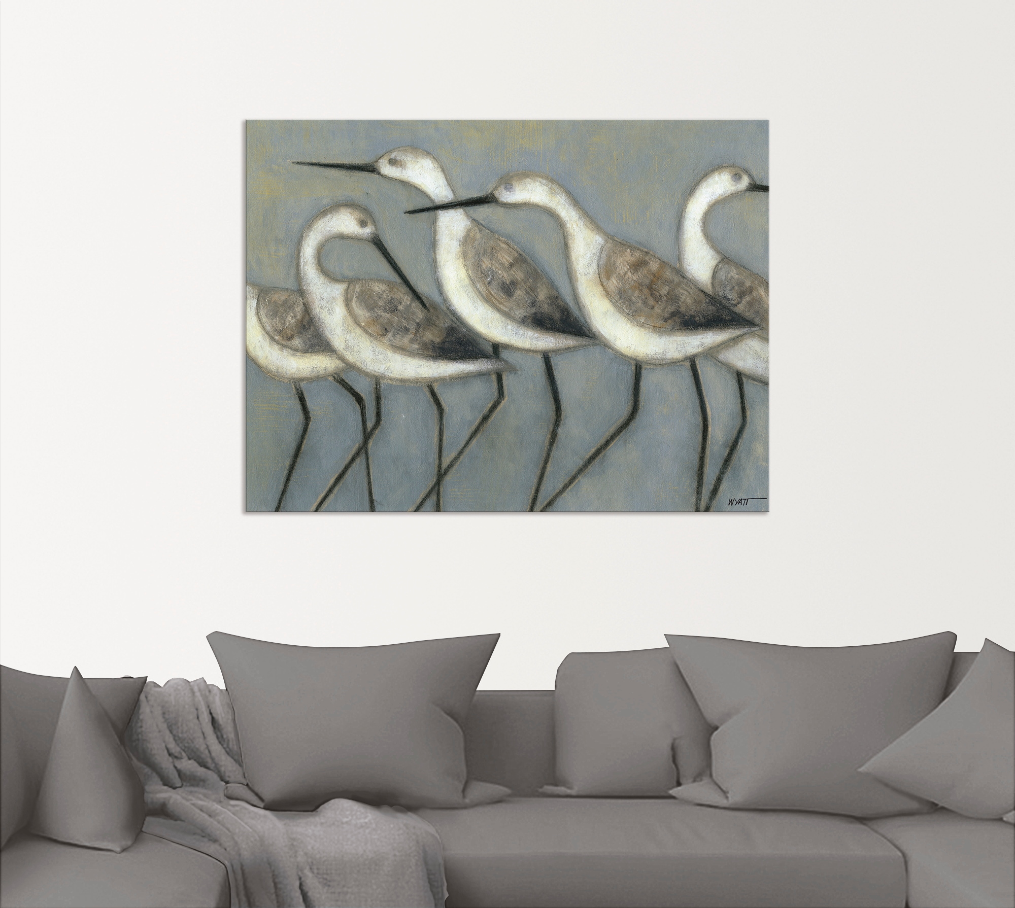 Artland Wandbild »Küstenvögel I«, Vögel, (1 St.), als Alubild, Outdoorbild, günstig online kaufen