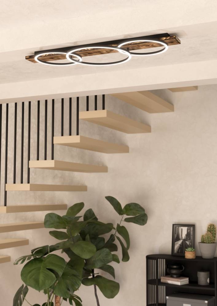 EGLO Deckenleuchte »BOYAL«, 3 flammig, Leuchtmittel LED-Modul   LED fest in günstig online kaufen