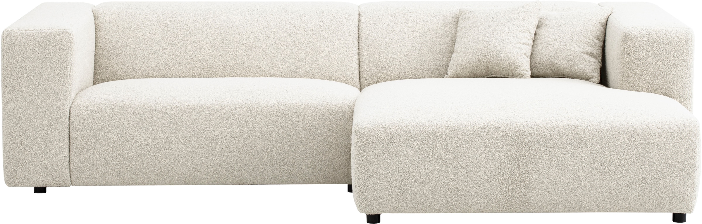 andas Ecksofa »BAKELS, L-Form in Cord oder Boucle-Stoff, moderne Couch«, wa günstig online kaufen