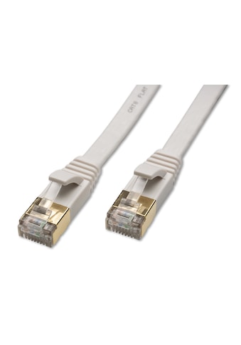 Computer-Kabel »Kabel Patchkabel CAT 8 Kabel für Netzwerk, LAN und Ethernet 10m weiß«