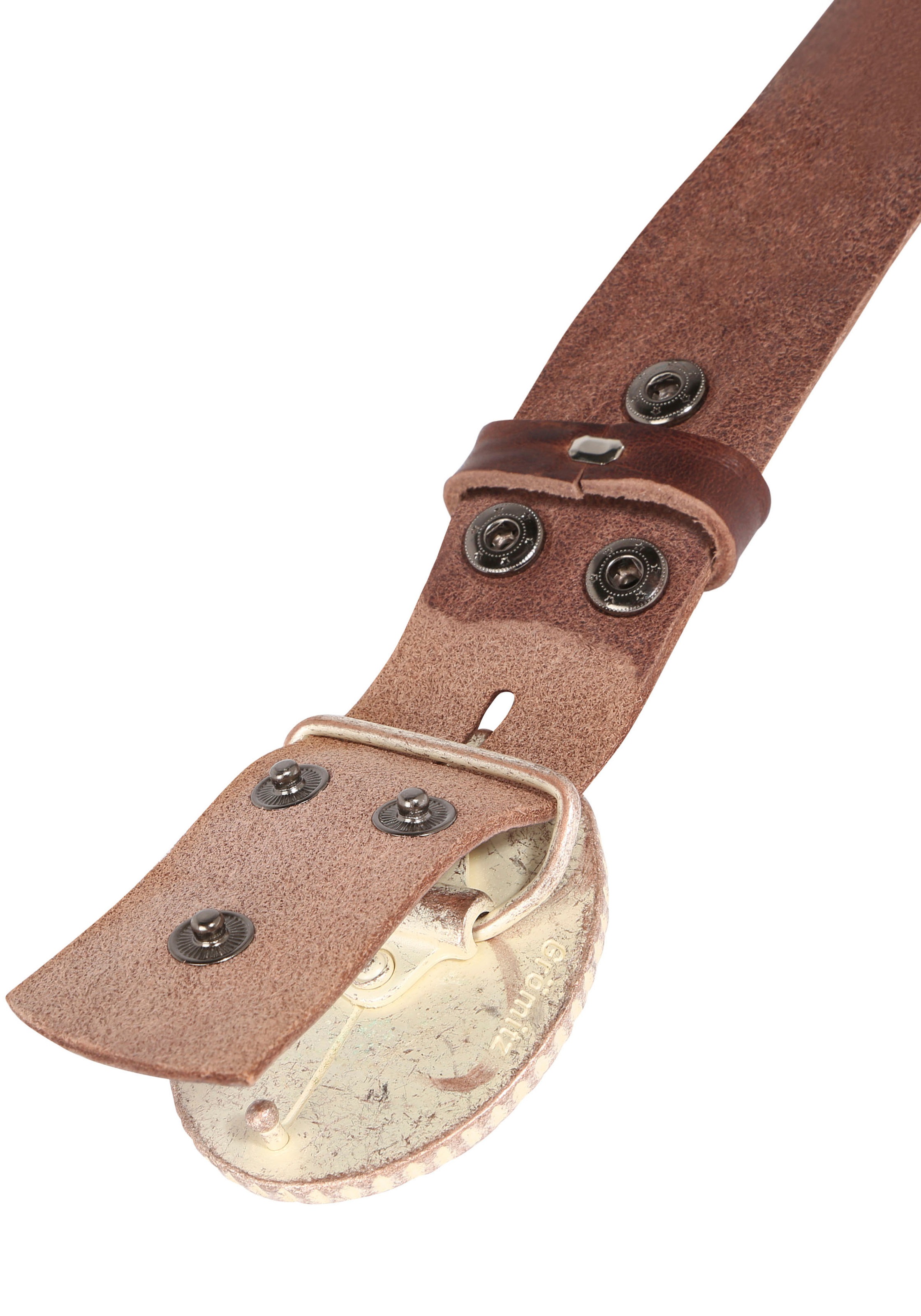 Rettungsring Gürtel Ledergürtel Schließe »Grömitz Rosé Mit Swarovski-Kristall Veredelt«