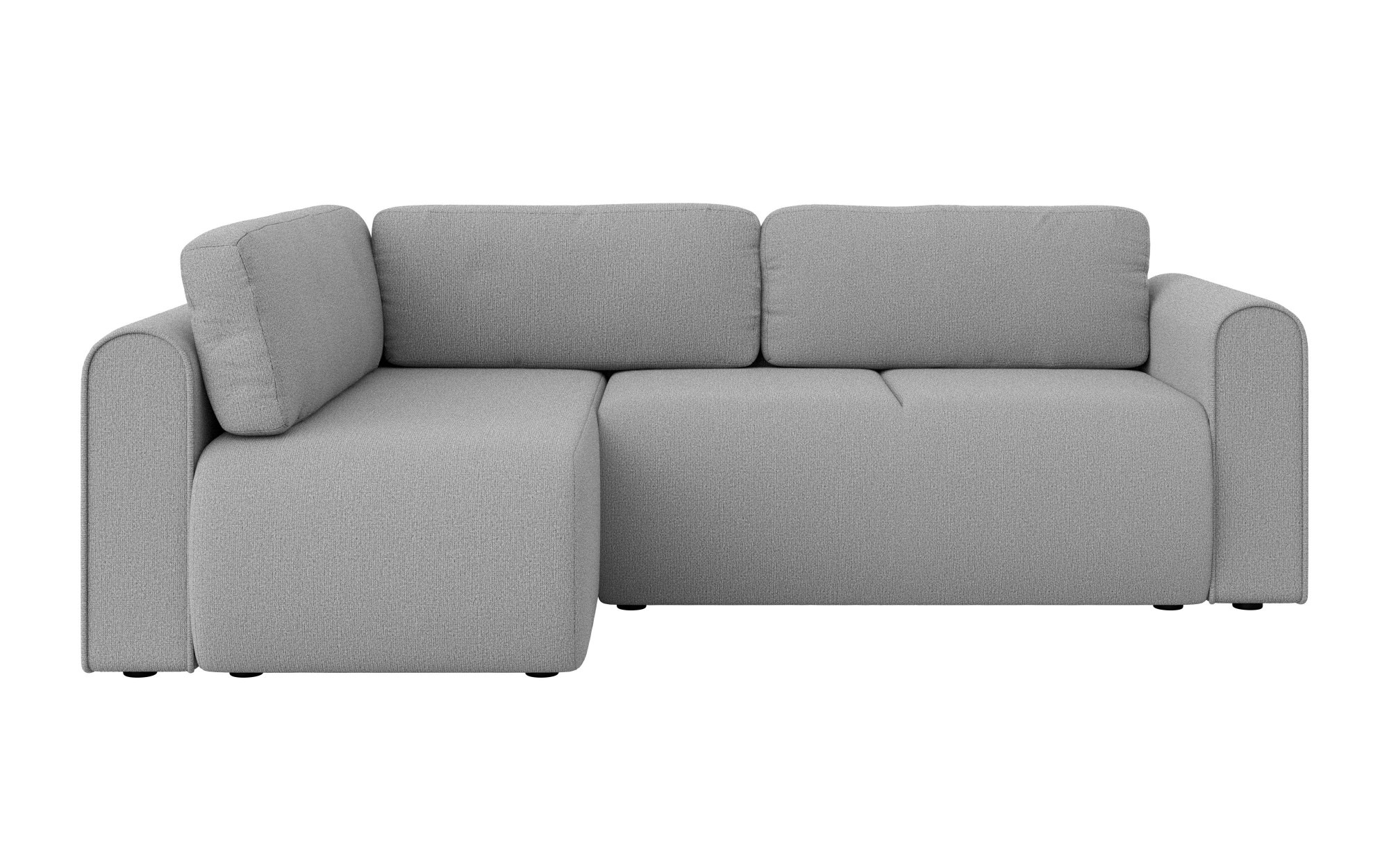 INOSIGN Ecksofa »Zacharia wahlweise Schlafsofa mit Bettkasten, B/T/H 250/166/86 cm«, L-Form mit Wellenunterfederung, Ottomane rechts oder links bestellbar