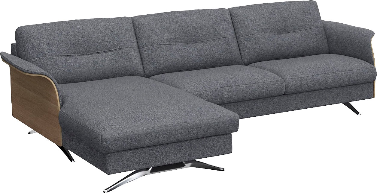 FLEXLUX Ecksofa »Glow bequem und komfortabel durch hochwertigen Sitzaufbau, günstig online kaufen