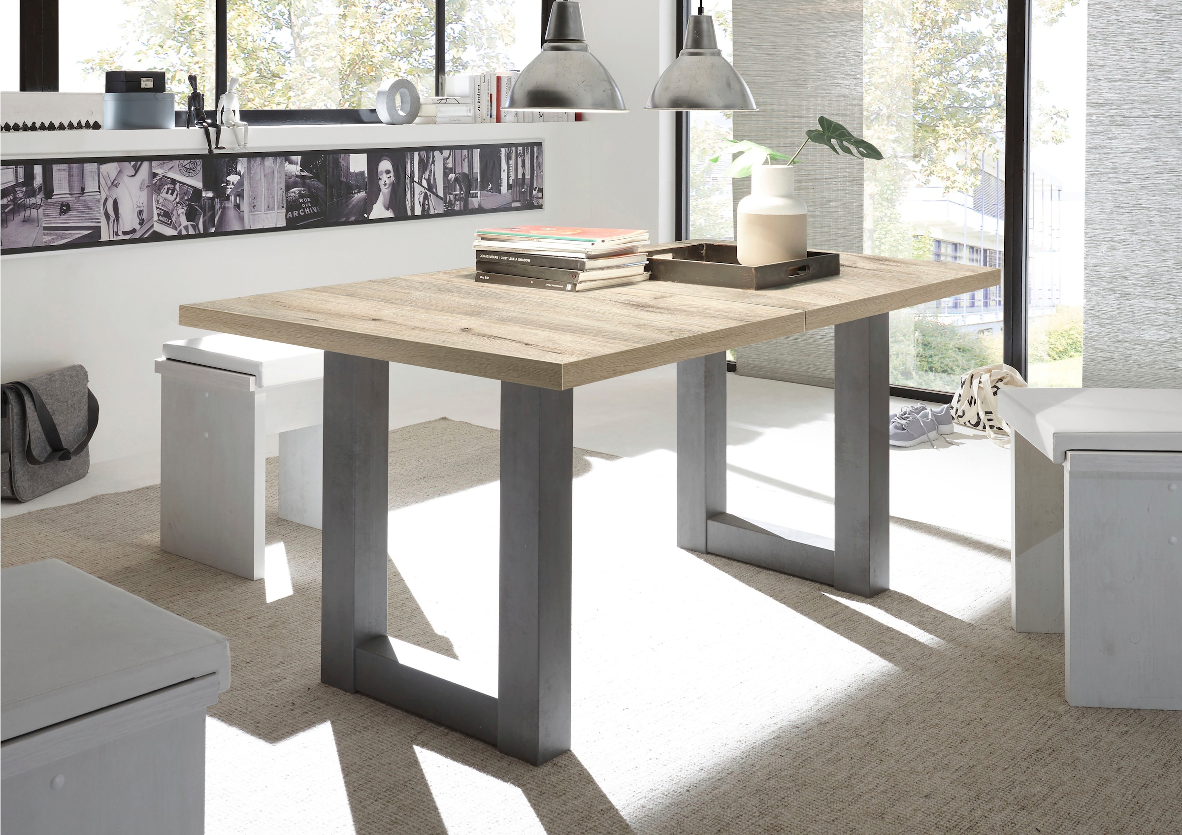 Mäusbacher Esstisch »Mister TOPSELLER!«, (OTTOs Choice), mit Auszug (160-210 cm), Gestell in U-Form