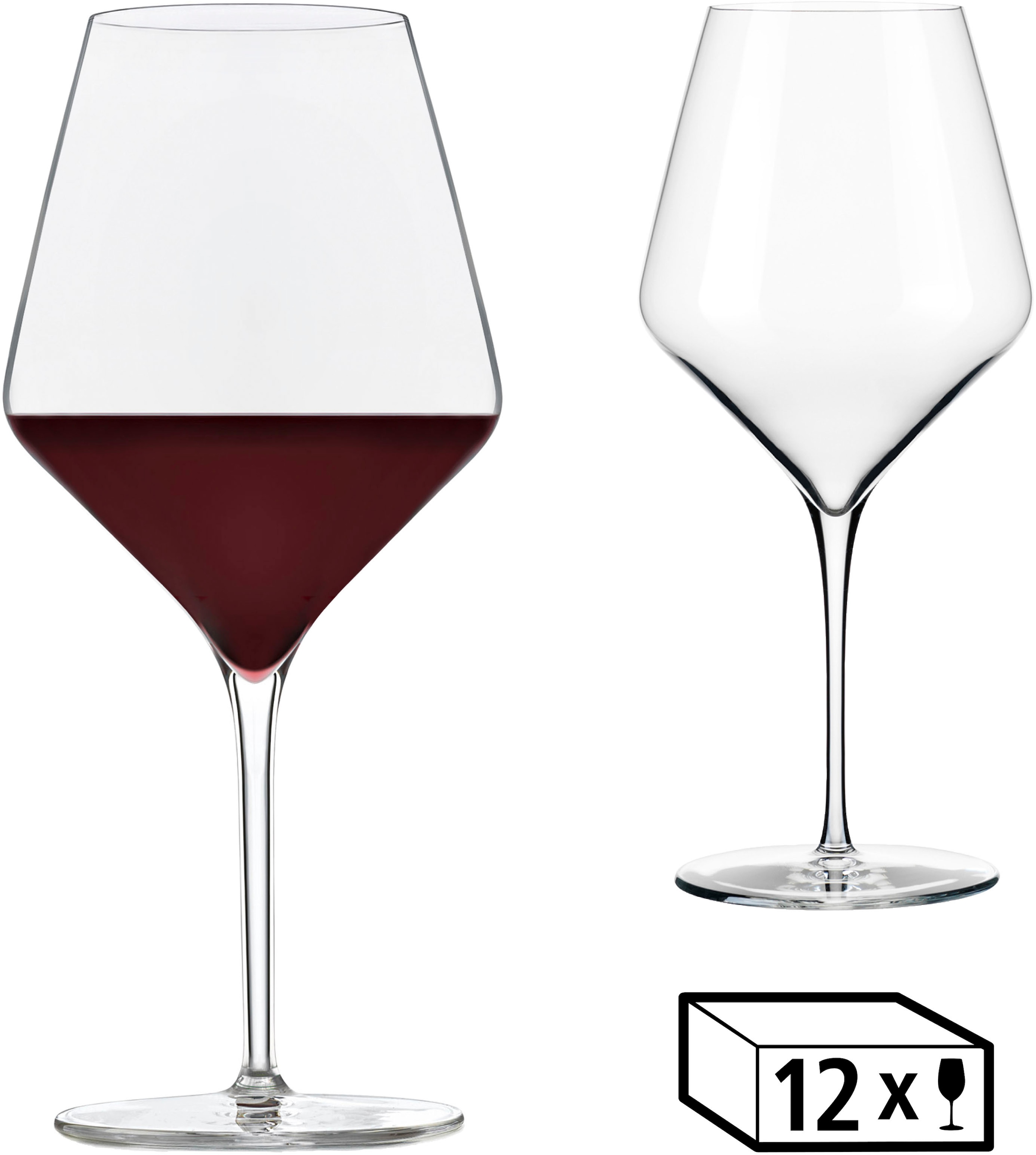 LIBBEY Weinglas »Libbey Gläser-Set -PRISM-, 12er Set«, (Set, 12 tlg.), 710 günstig online kaufen