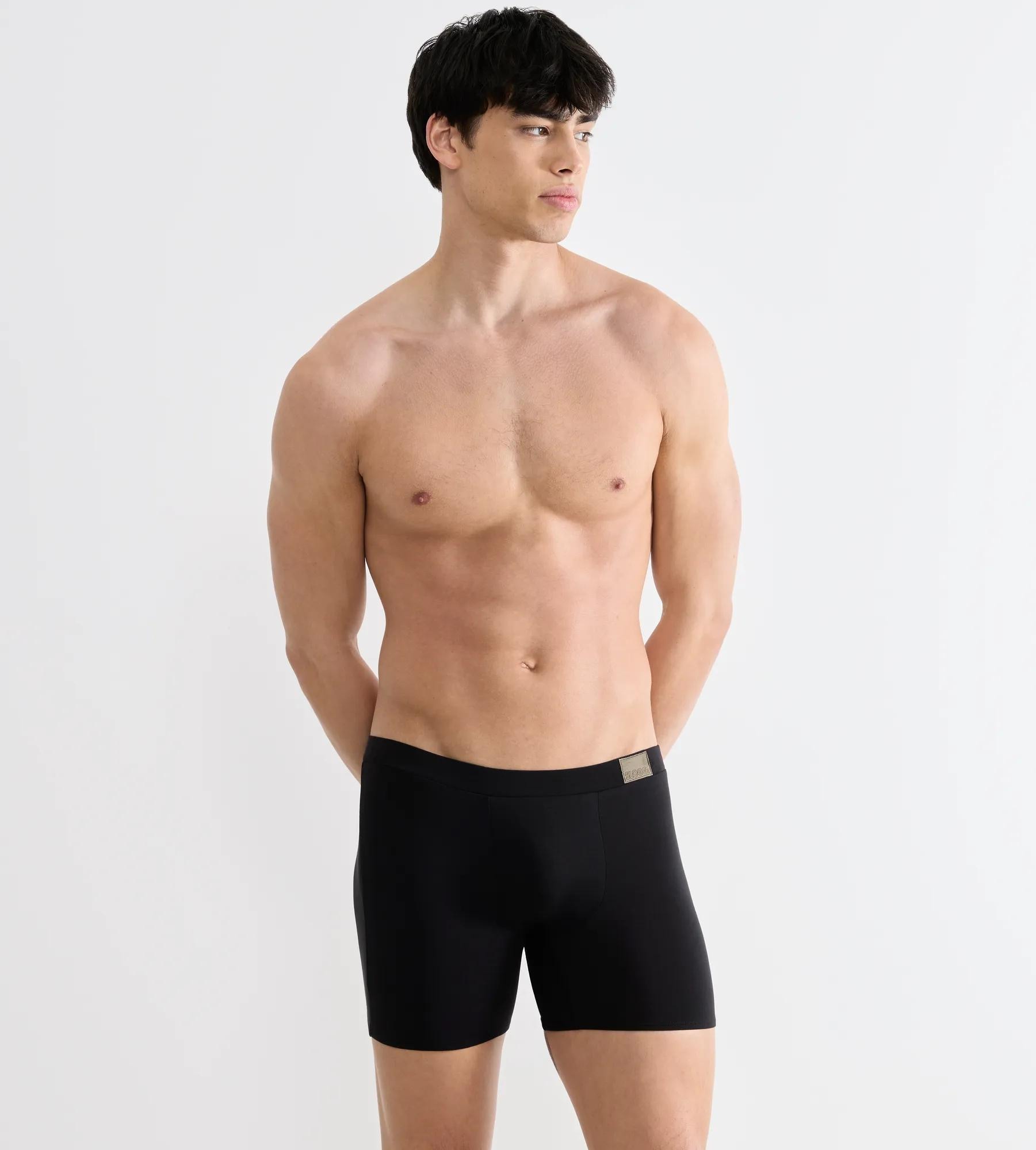 sloggi Boxershorts »Men GO Natural« mit langem Bein, eng anliegend, ohne Eingriff