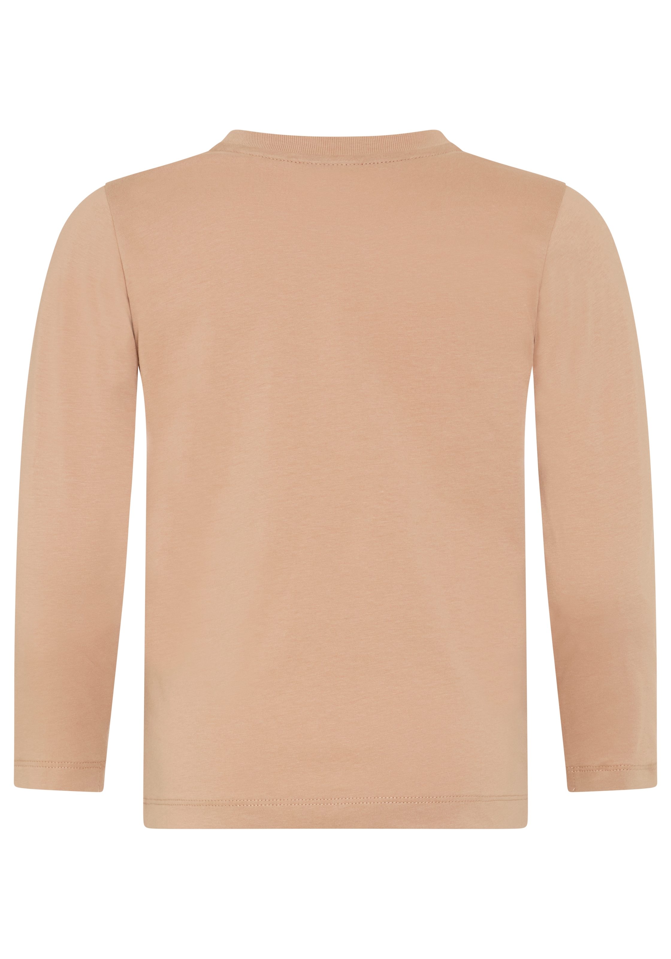 KIDSWORLD Langarmshirt »Shirt mit großer Fuchs Frottee-Applikation« hüftlange Basic-Passform, Langarm-Design, mit Stickerei