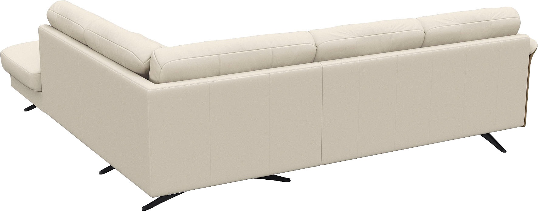 FLEXLUX Ecksofa »Glow, super bequem durch hochwertigem Sitzaufbau mit Federkern, L-Form«, Modernes skandinavisches Design