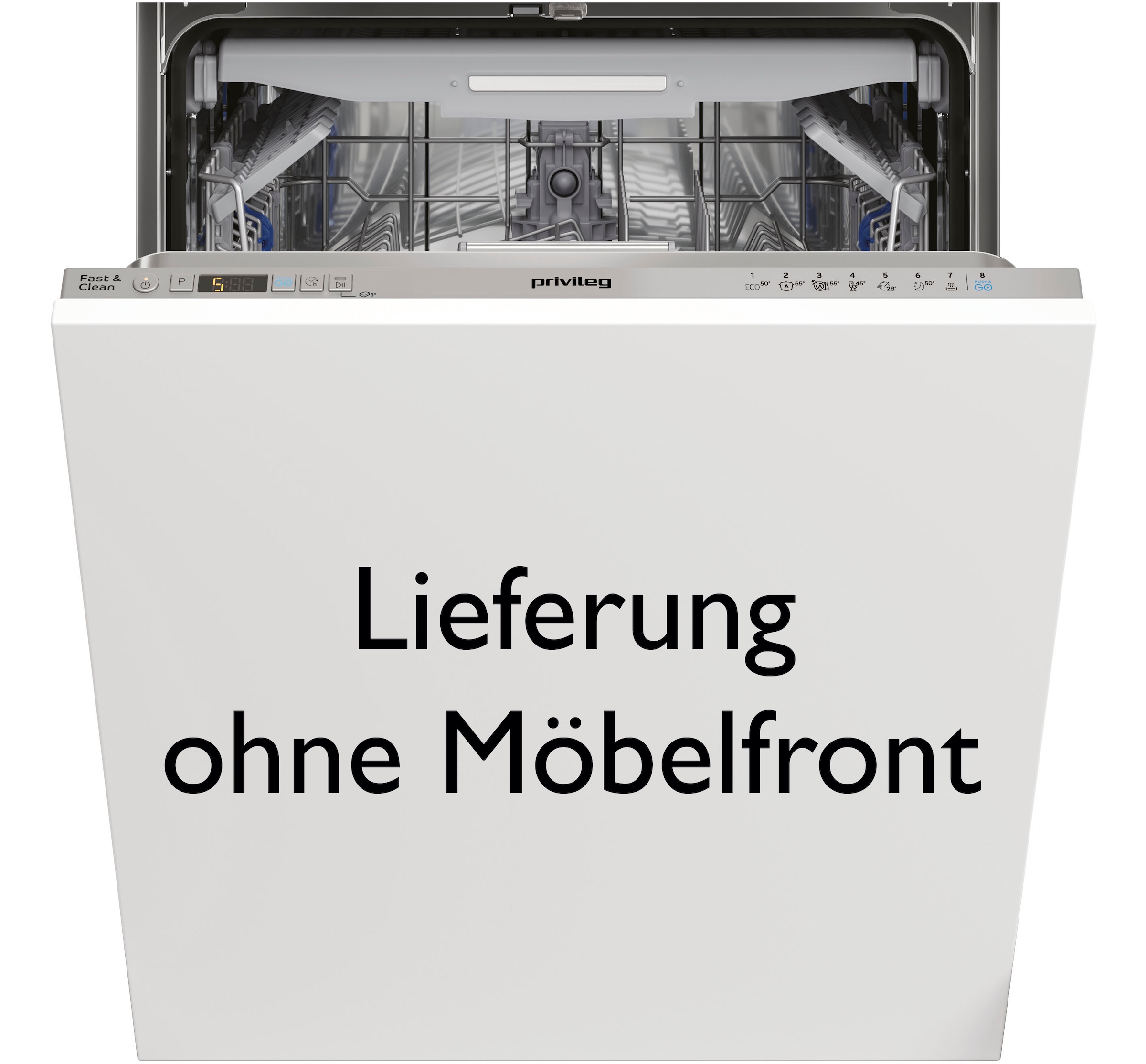 Privileg vollintegrierbarer Geschirrspüler »P0I ECO D551 S«, 14 Maßgedecke günstig online kaufen