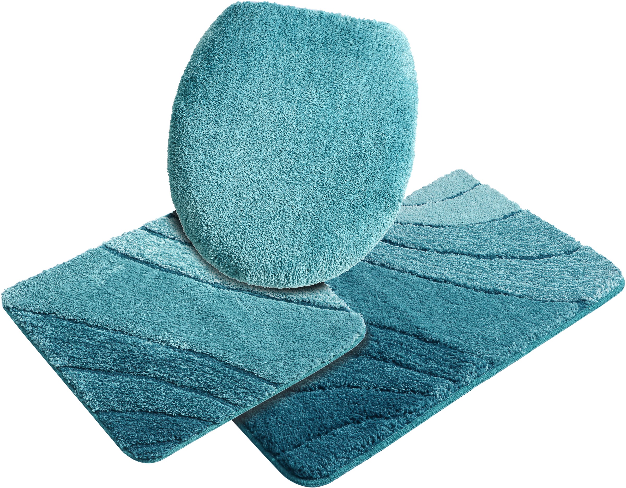 my home Badematte »Josie, Badvorleger, Badezimmer Teppich« Höhe 20 mm rutsc günstig online kaufen