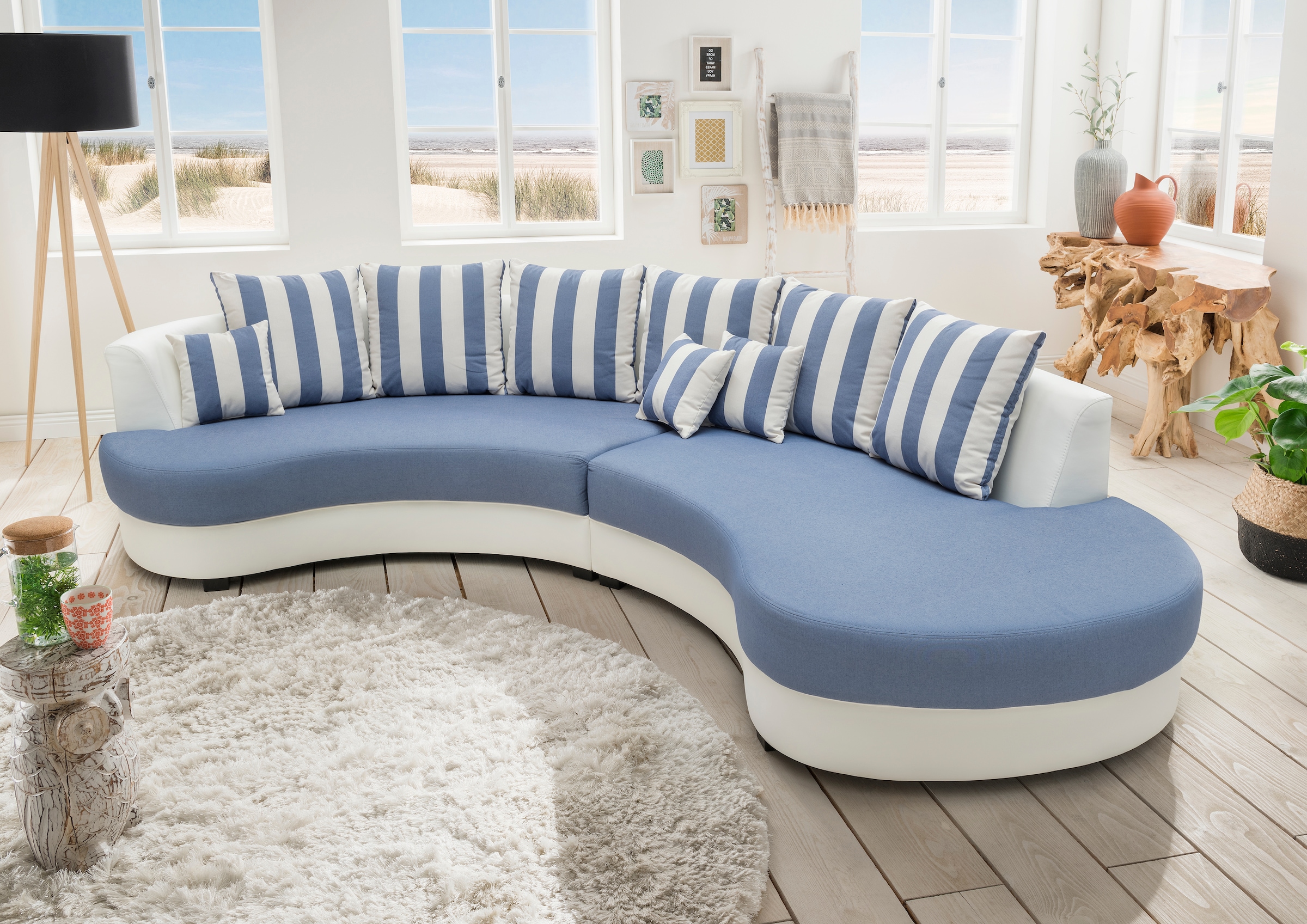 Home affaire Ecksofa »Limoncello organische Formensprache, OTTOs Choice, L- günstig online kaufen