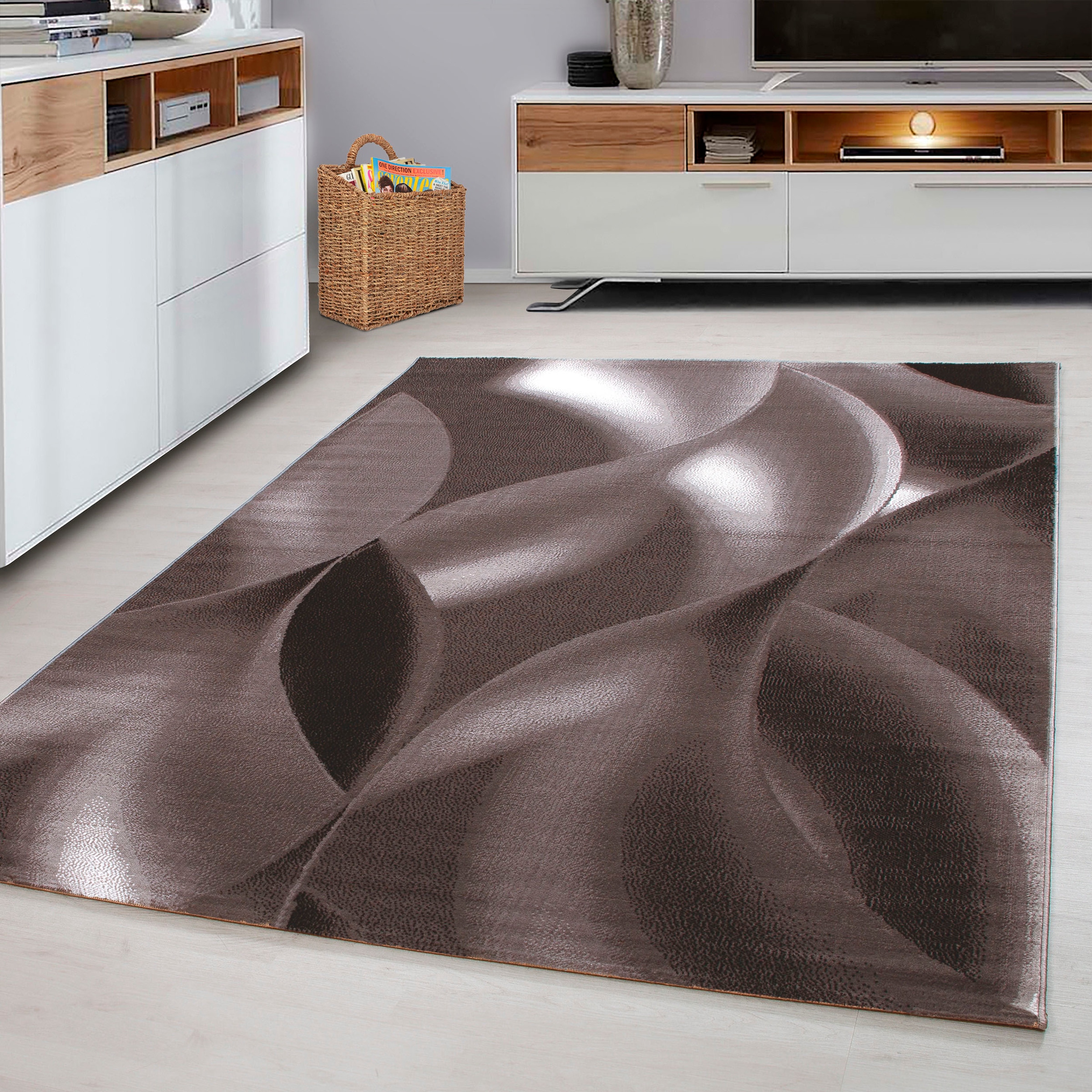 Ayyildiz Teppich PLUS braun B/L: ca. 200x290 cm günstig online kaufen