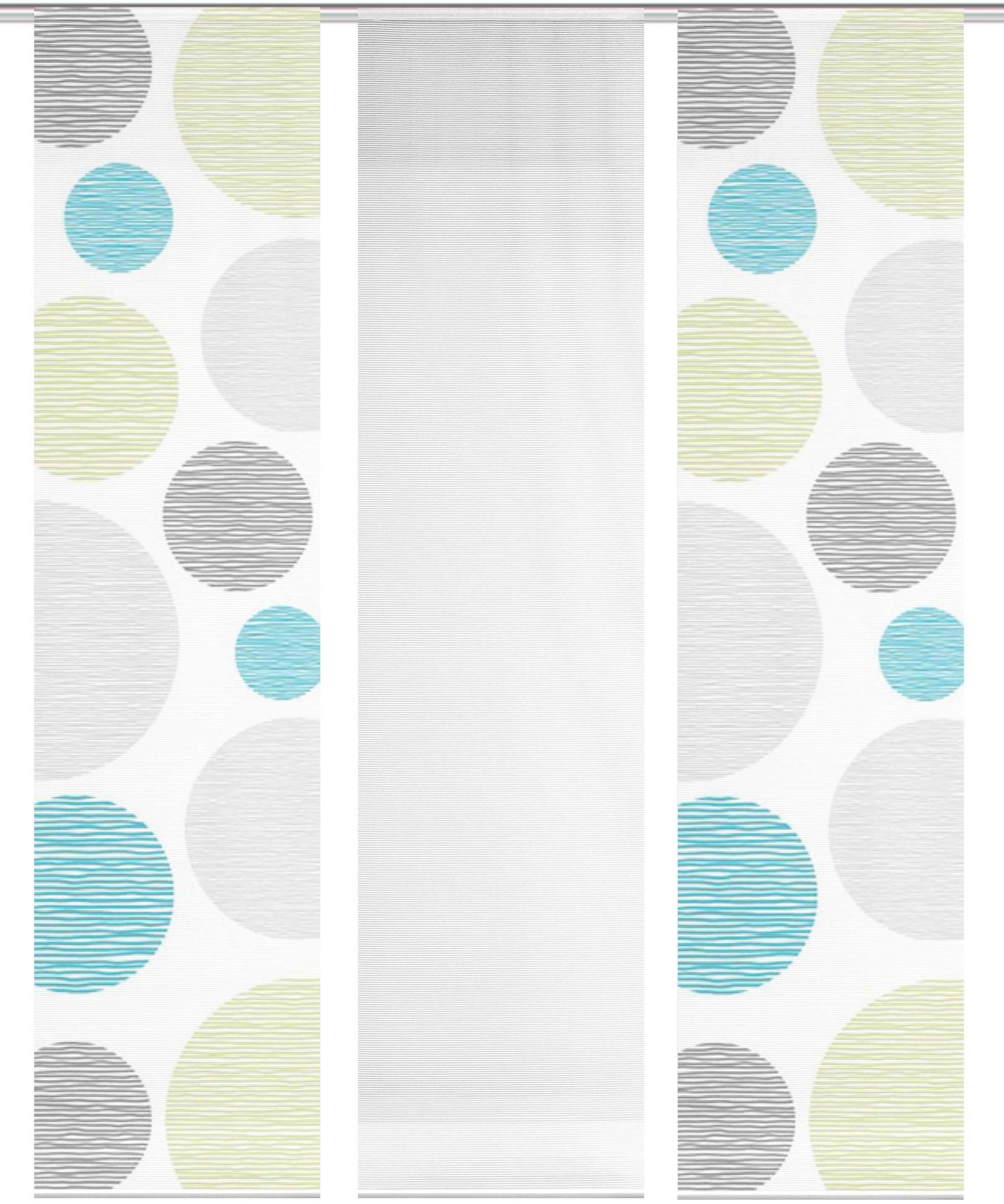 Vision S Schiebegardine »3ER SET BORDEN« Paneelwagen 3 Stk. tlg. HxB: 260x6 günstig online kaufen