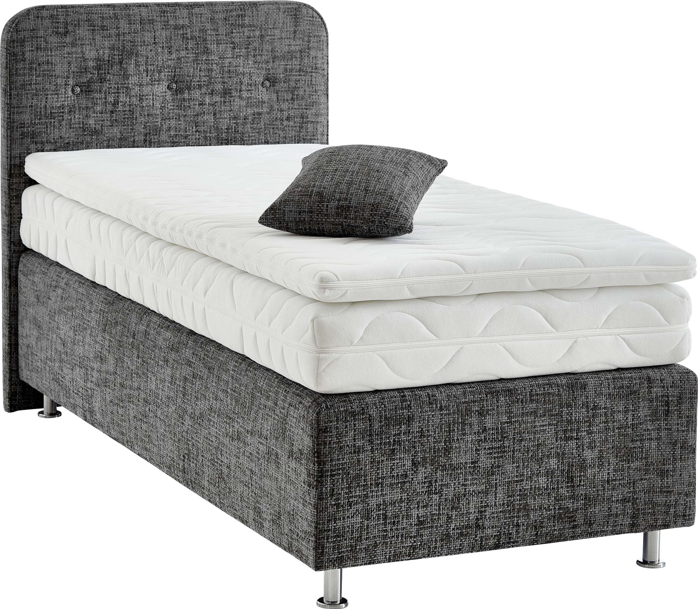 Westfalia Schlafkomfort Boxspringbett »Sapporo«, Inkl. Zierkissen, wählbar in H2, H3 & H4