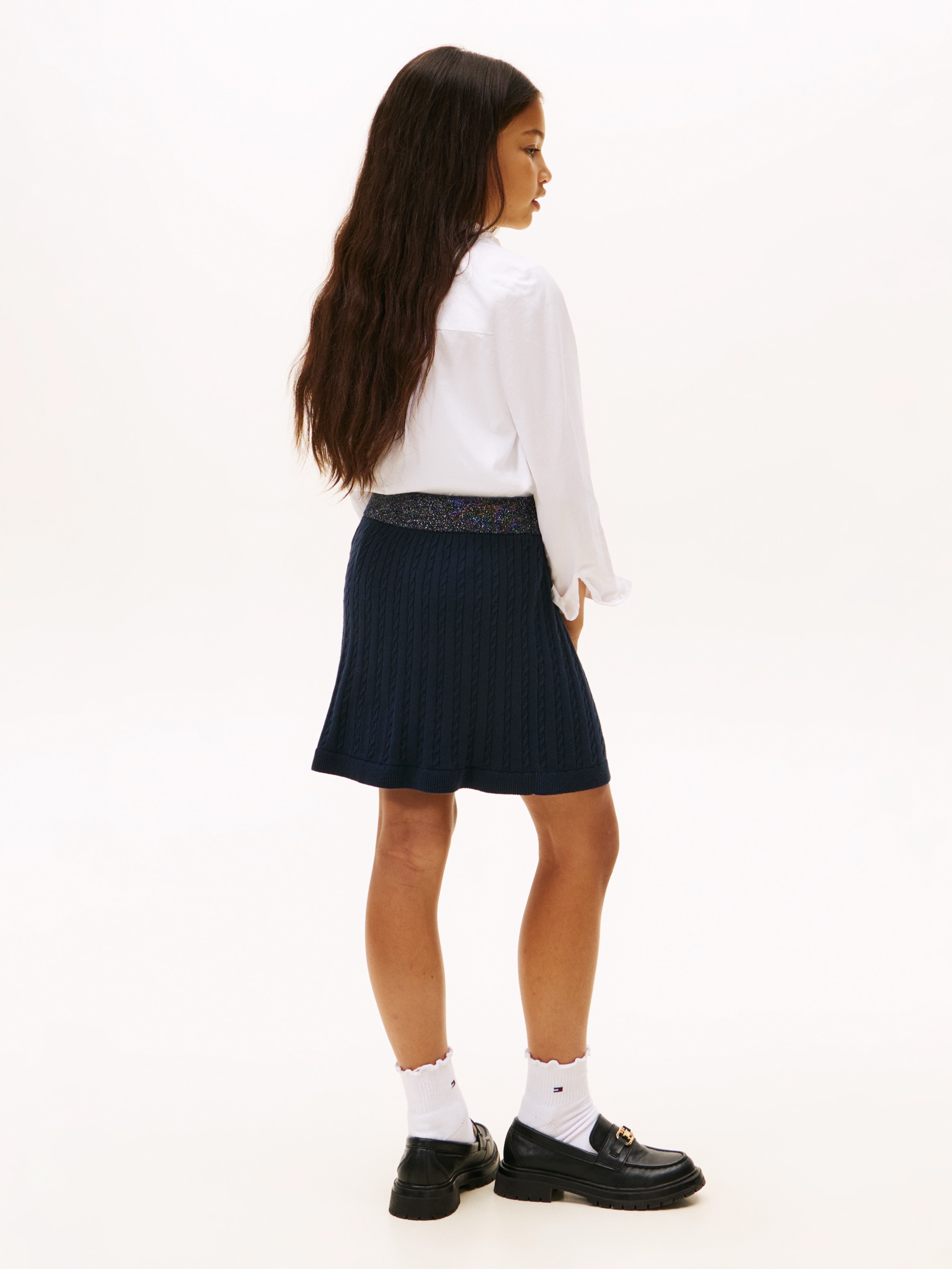 Tommy Hilfiger Strickrock »MINI CABLE SKIRT«
