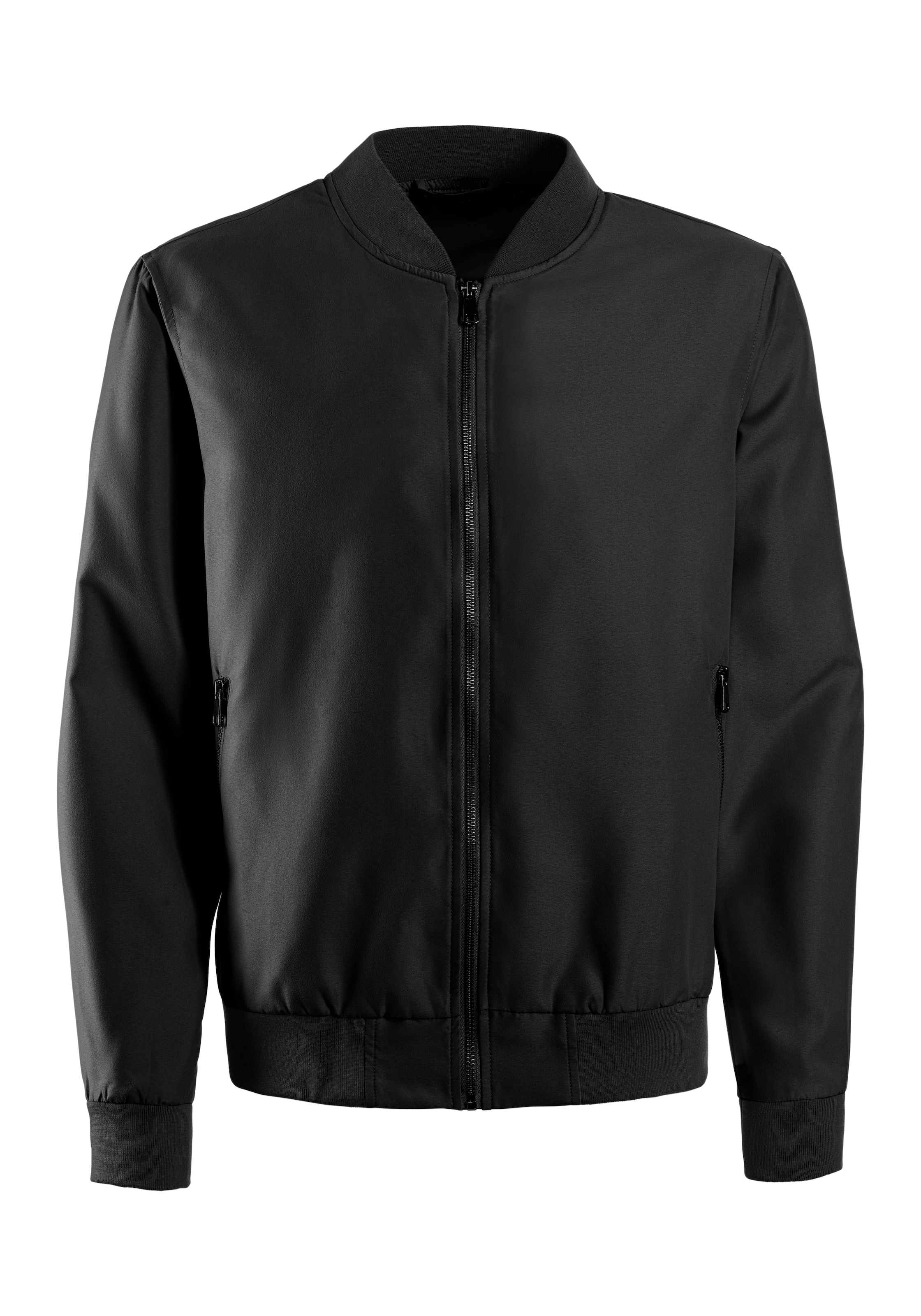 John Devin Bomberjacke »/ Blouson mit Rippkragen« , Pilotenjacke / Übergangsjacke mit Innentasche, regular fit