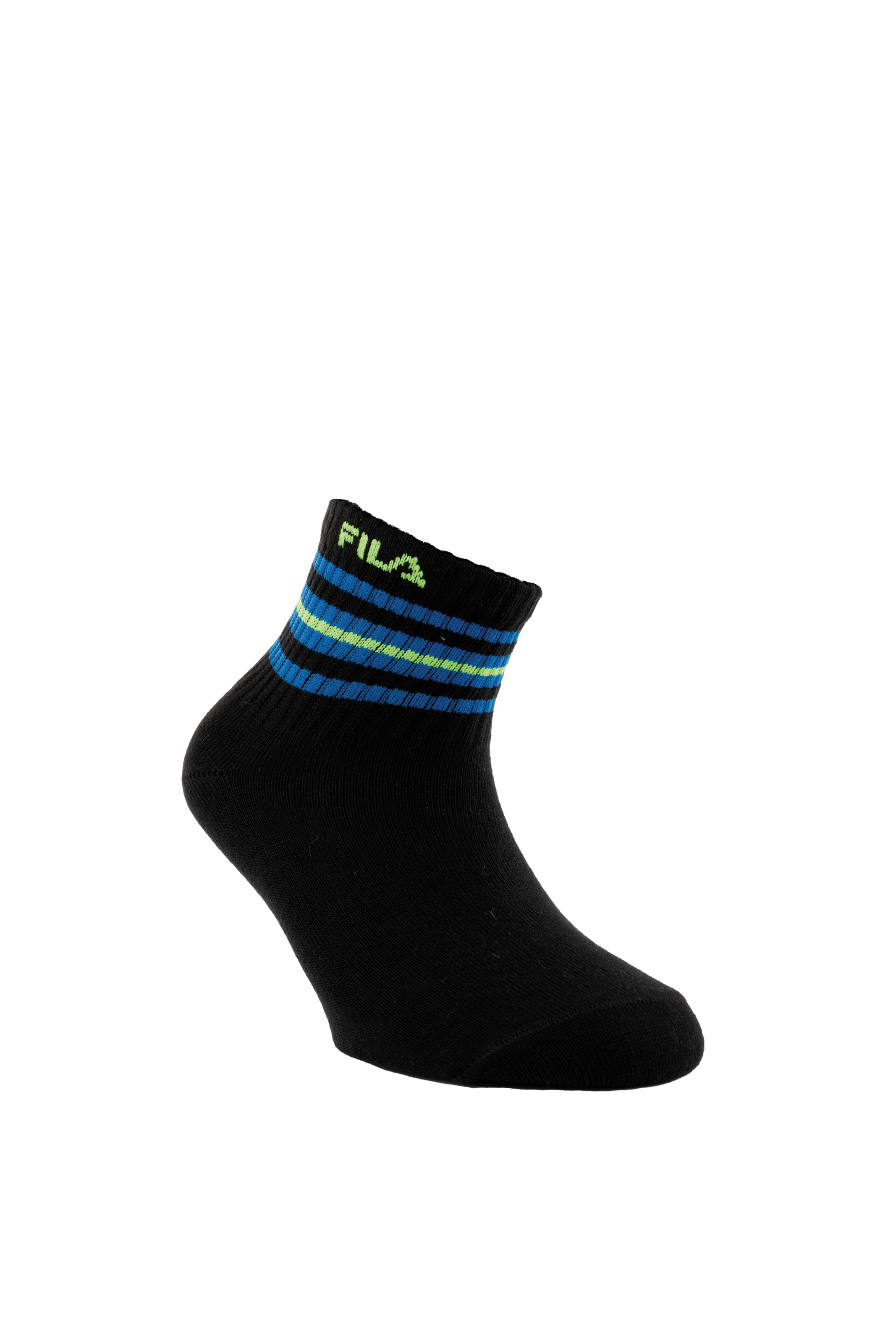 Fila Kurzsocken 6 Paar,  Cotton-Mix, mit Rippenbündchen