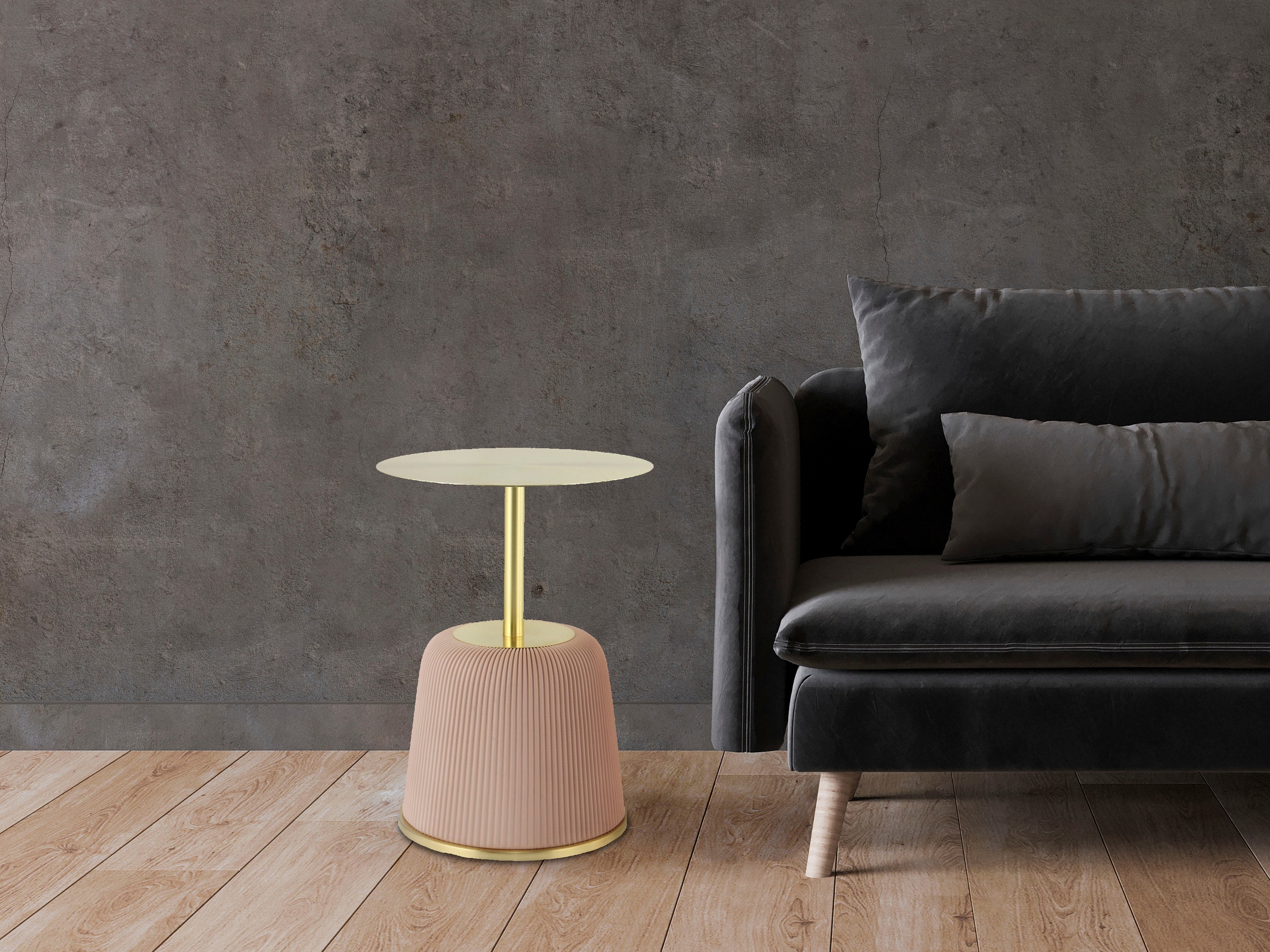 Kayoom Beistelltisch »Jokai 325, Eisengestell, PU-Stoffbezug, praktische Ab günstig online kaufen