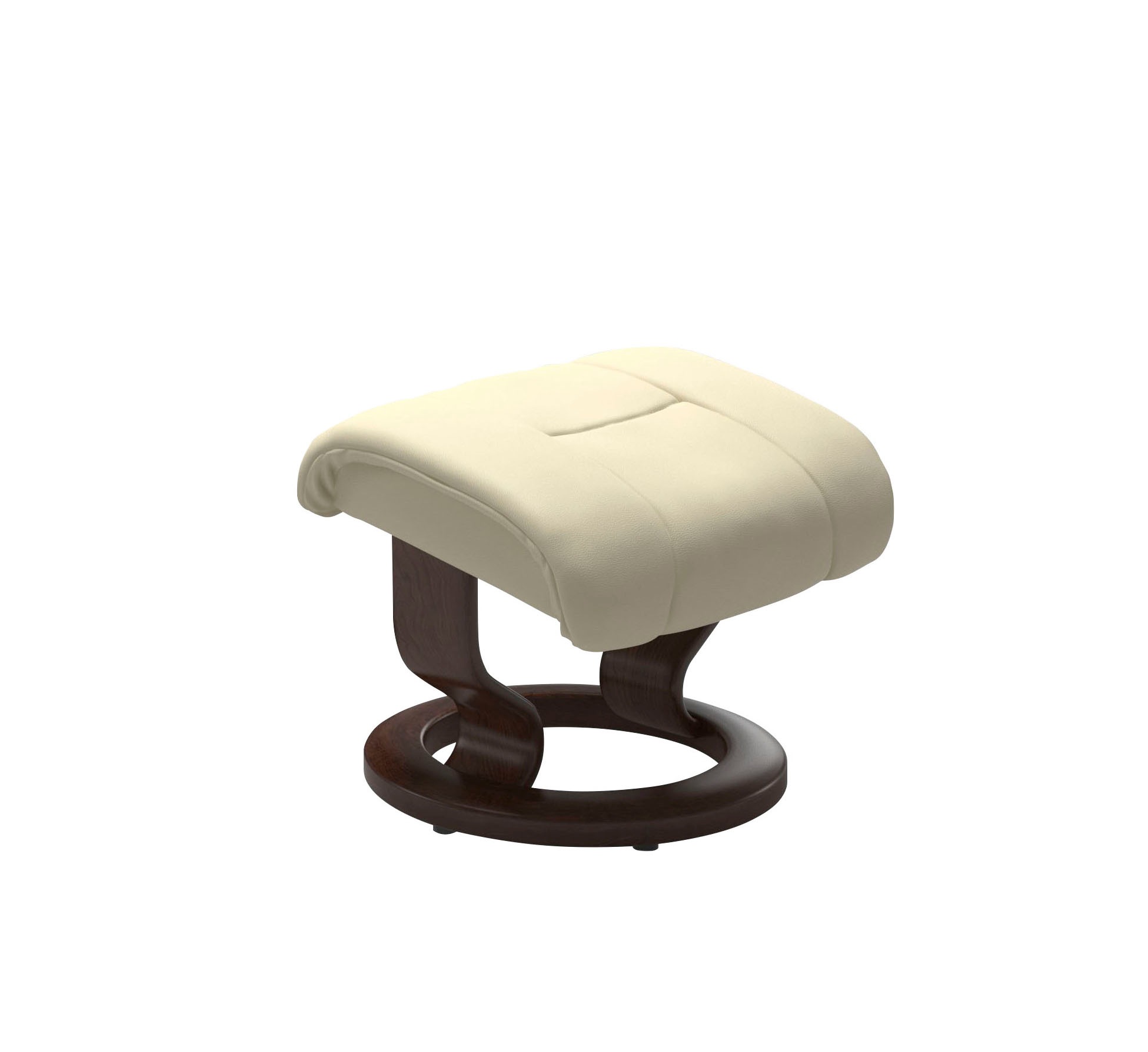 Stressless® Relaxsessel »Reno«, (Set, Relaxsessel mit Hocker), mit Hocker, mit Classic Base, Größe S, M & L, Gestell Braun