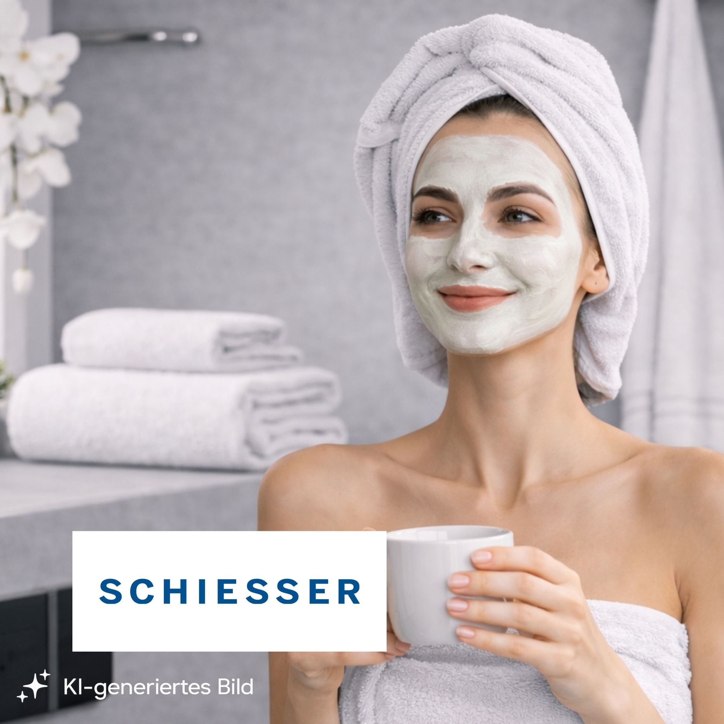 Schiesser Waschhandschuh »Skyline Color aus 100 % Baumwolle mit eleganter Streifenbordüre« OEKO-TEX® MADE IN GREEN