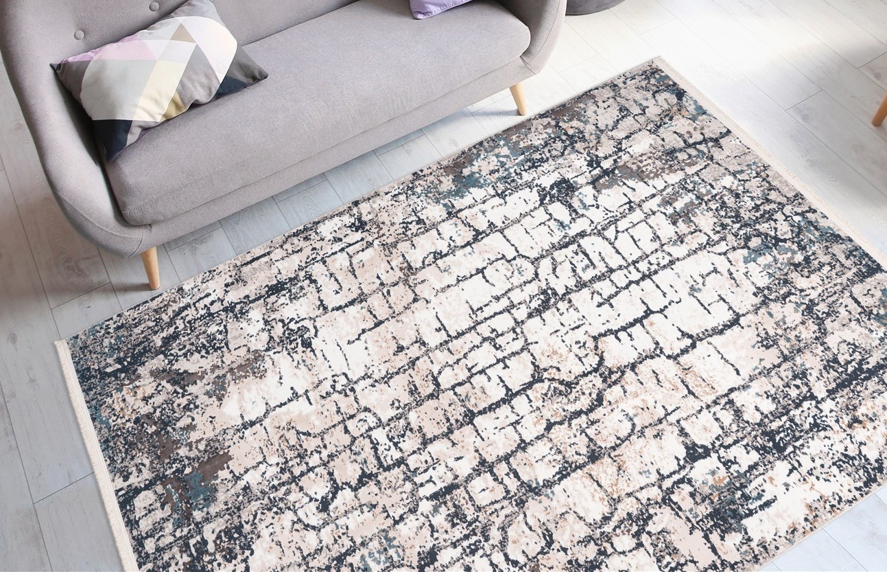 me gusta Teppich »Akropolis 125«, rechteckig, 12 mm Höhe, flacher Teppich m günstig online kaufen
