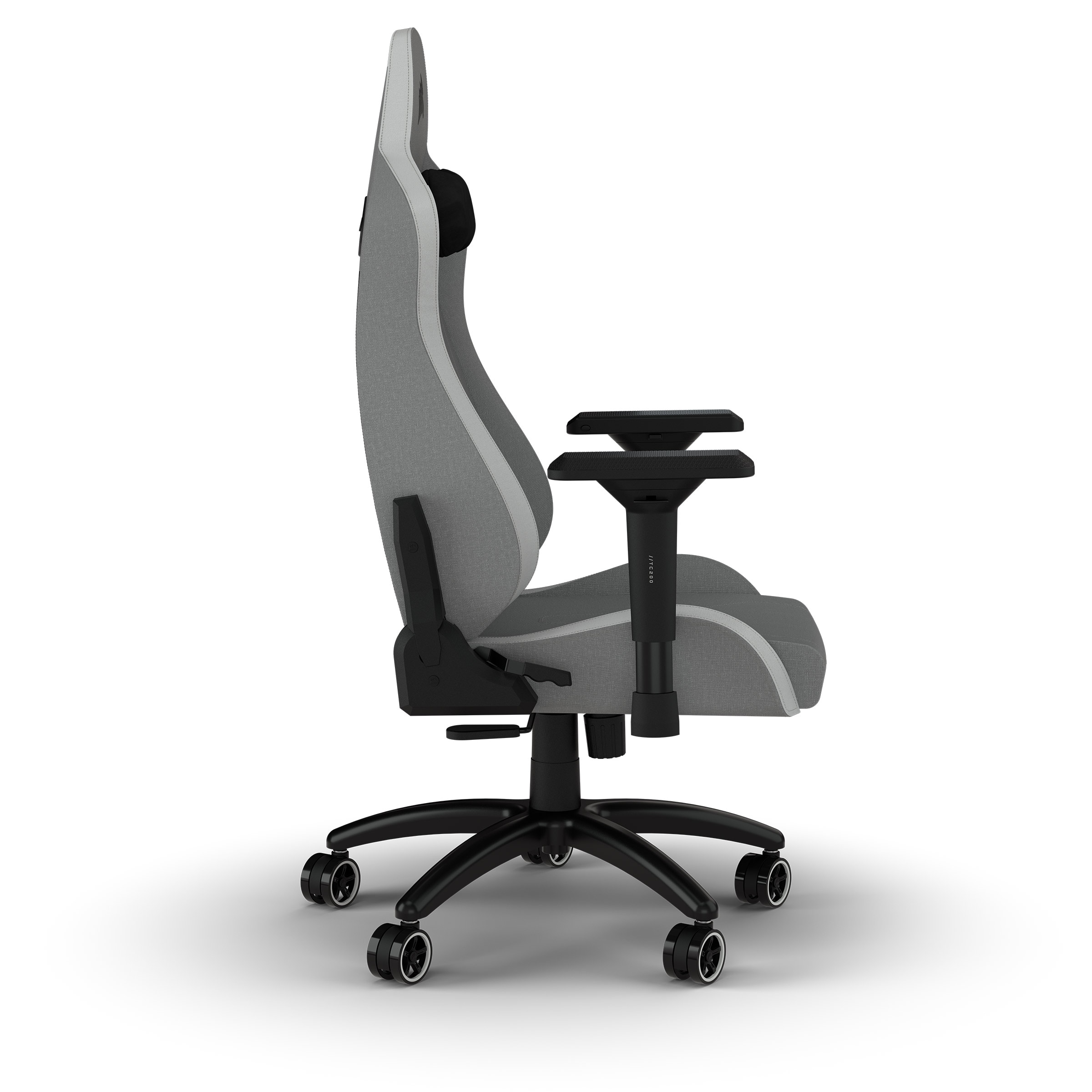 4. Bild von Corsair Gaming-Stuhl »TC200 Fabric Gaming Chair - Standard Fit, Light Grey/White«