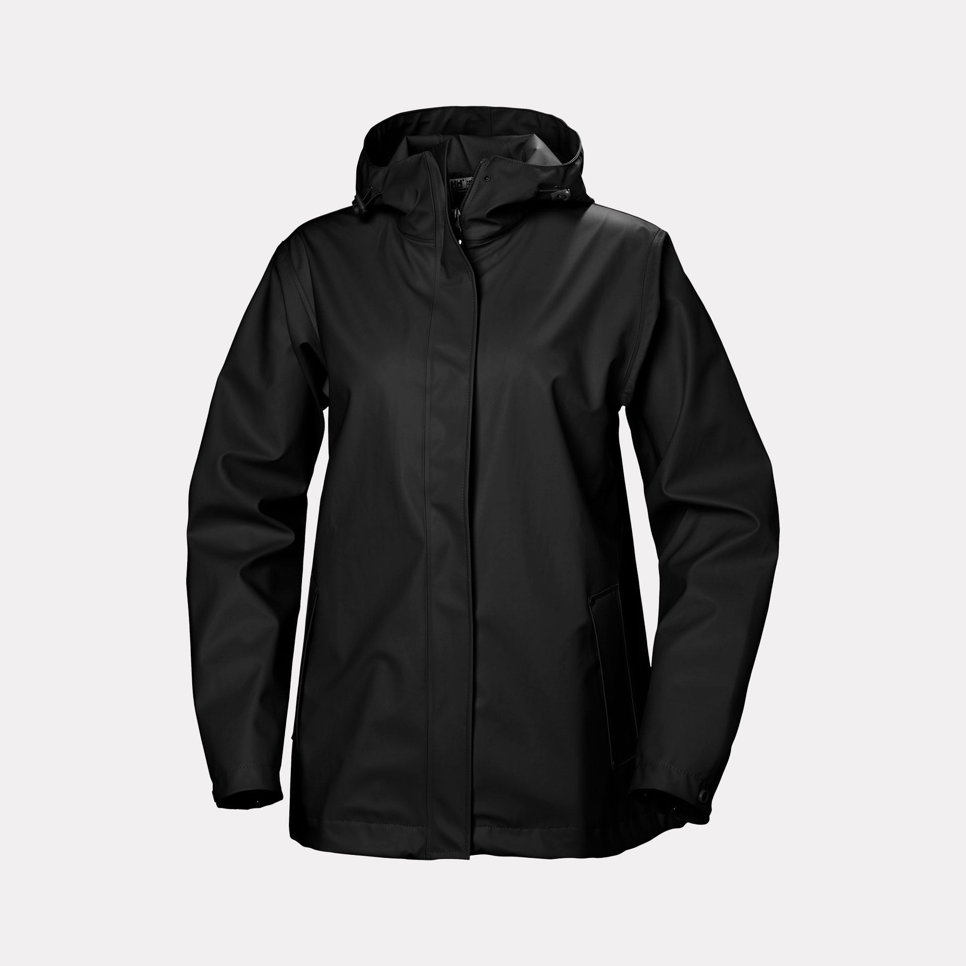 Helly Hansen Regenjacke »W MOSS JACKET« mit Kapuze sportlich, aus PU-Gewebe, wasserdicht, winddicht, mit Kapuze