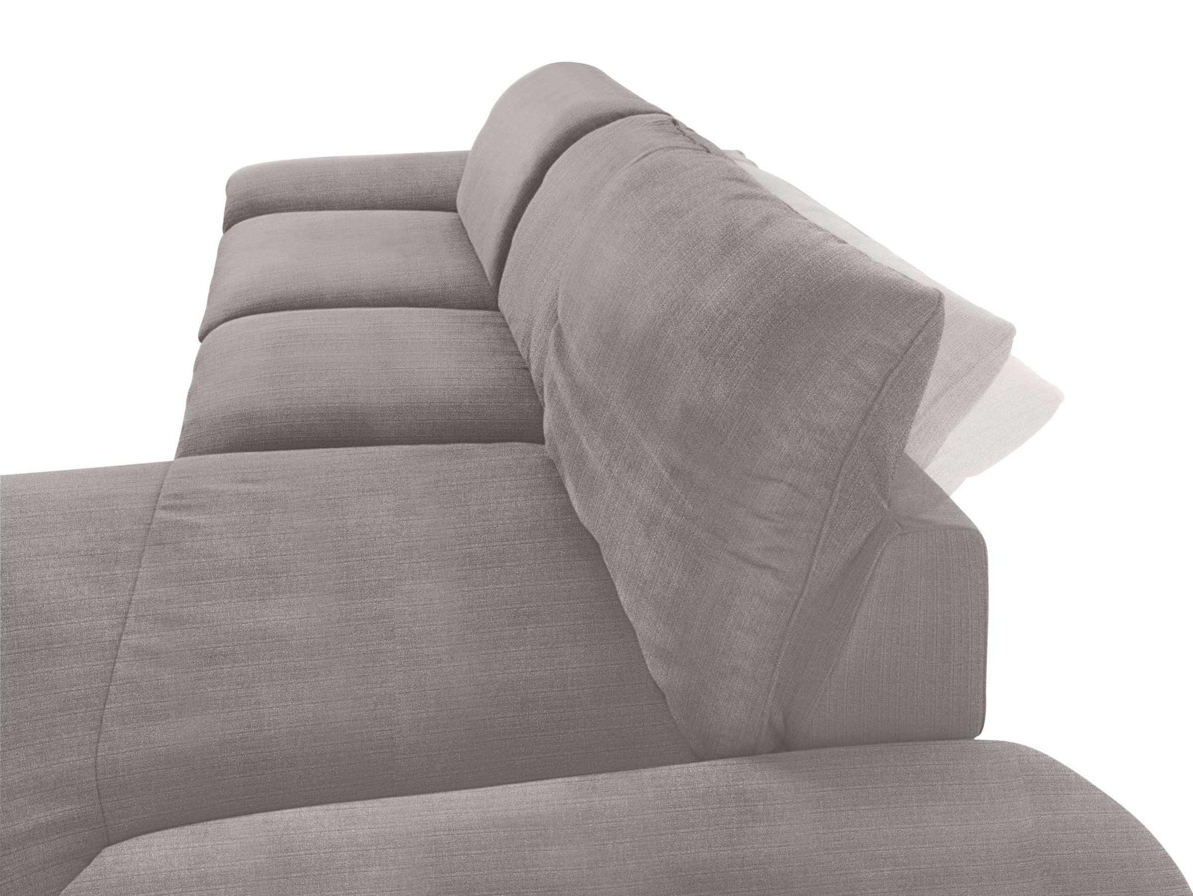 W.SCHILLIG Ecksofa »enjoy&MORE, Designsofa, bequem, elegant und zeitlos, L-Form«, Sitztiefenverstellung, Füße bronze pulverbeschichtet, Breite 340 cm