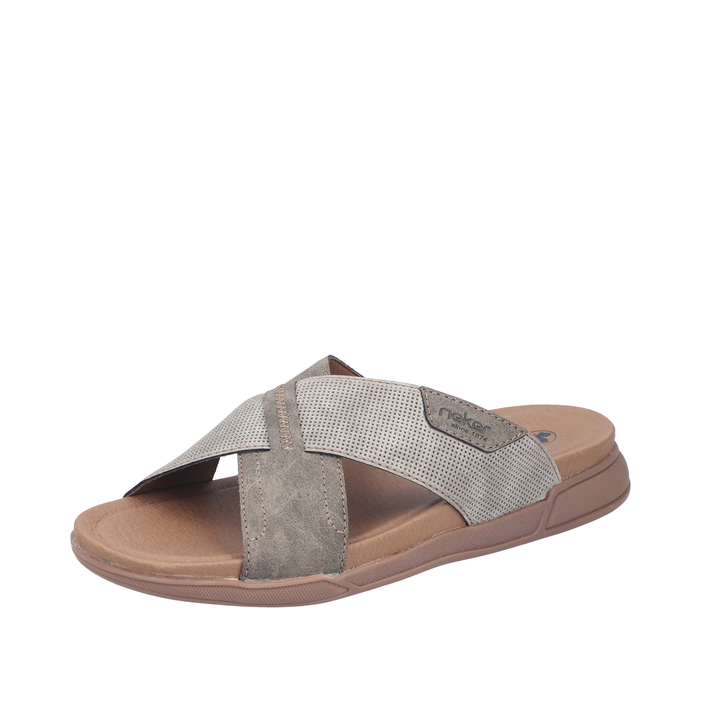 Rieker Pantolette  Sommerschuh, Hausschuh, Urlaubsschuh in bequemer Form