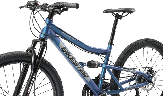 Bikestar Mountainbike 21 Gang Shimano RD-TY300 Schaltwerk Kettenschaltung für Damen und Herren, Kettenschaltung