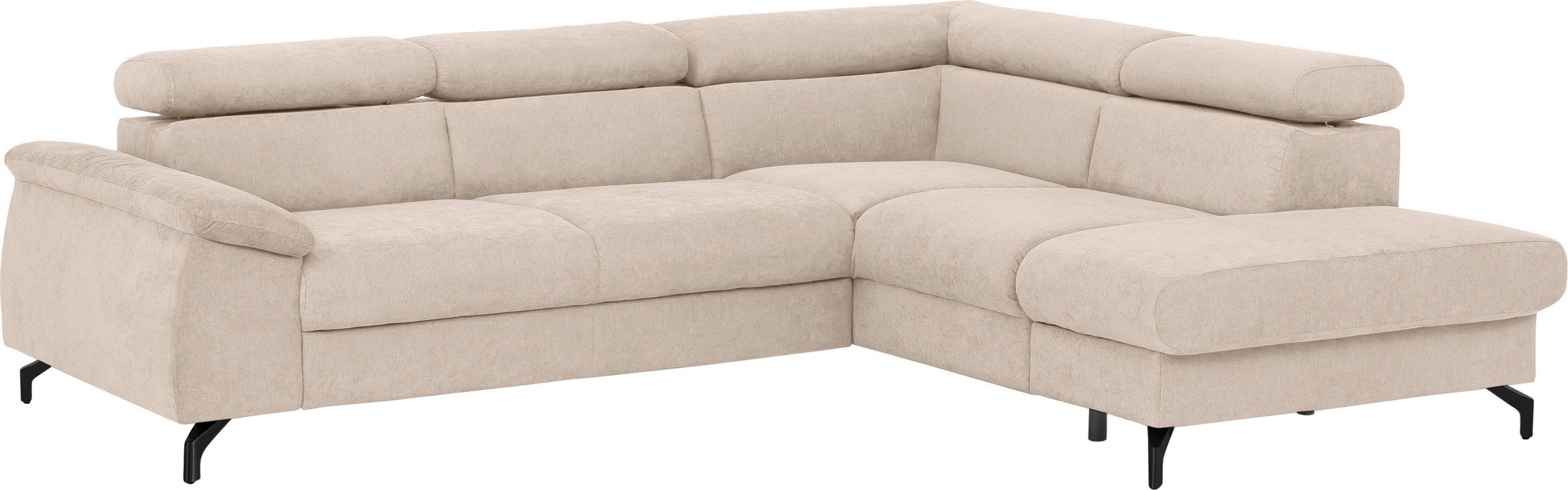 COTTA Ecksofa »Komaris L-Form«, mit Kopfteilverstellung, wahlweise mit Bett günstig online kaufen