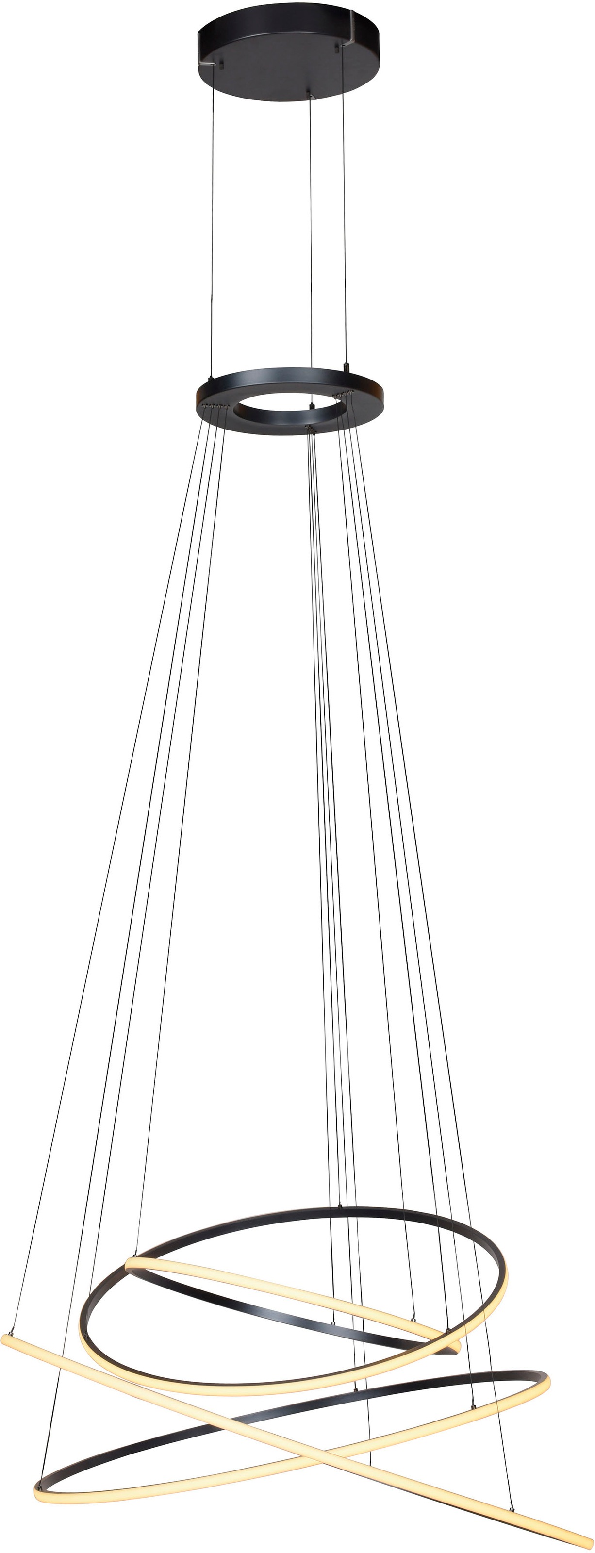 Neuhaus PURE LED Pendelleuchte »PURE E-Flying Rings« LED-Board 1 Stk. warmweiß - kaltweiß e-LIFT® Funktion, CCT, dimmbar über Fernbedienung