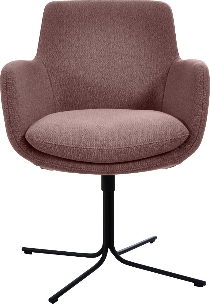 K+W Komfort & Wohnen Drehstuhl »Pego« () filigranem 4-Fuß-Gestell in schwar günstig online kaufen