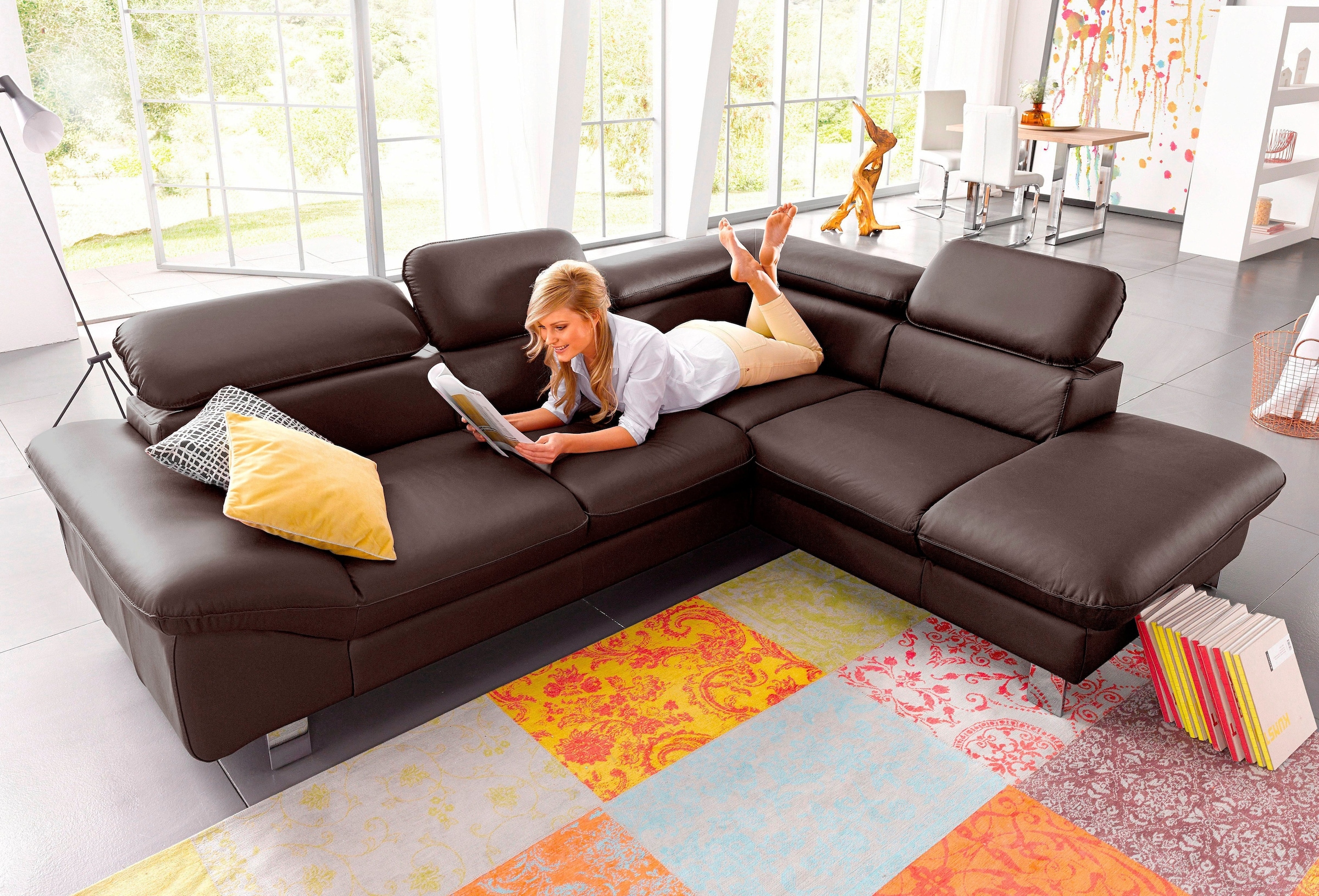 COTTA Polstergarnitur »Driver L-Form«, (Set), Set bestehend aus: Ecksofa mi günstig online kaufen