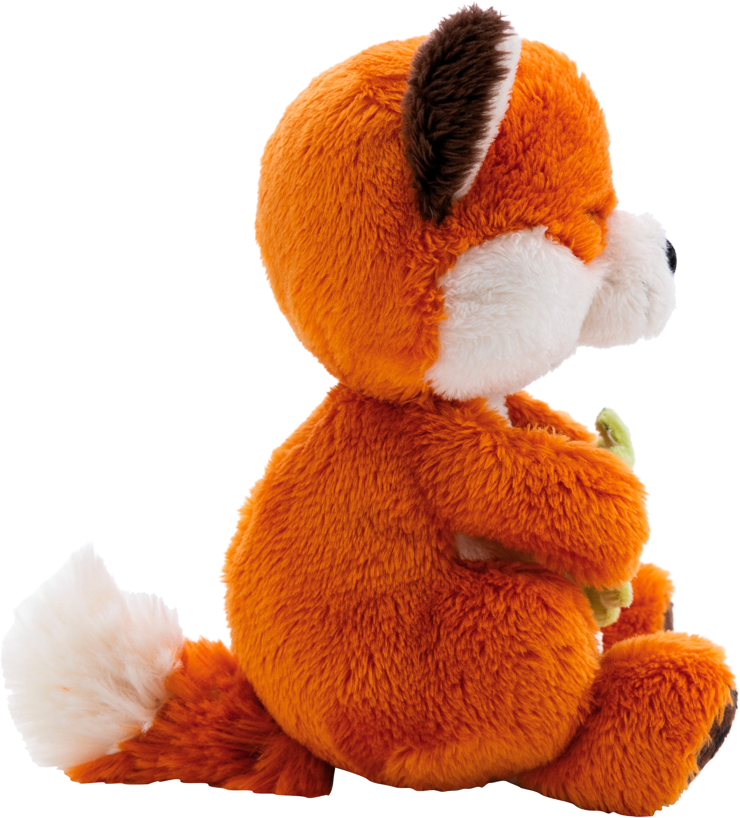 Nici Kuscheltier »Sleeping Pets GREEN, Fuchs mit Blatt 12 cm schlafend im Körbchen grün«