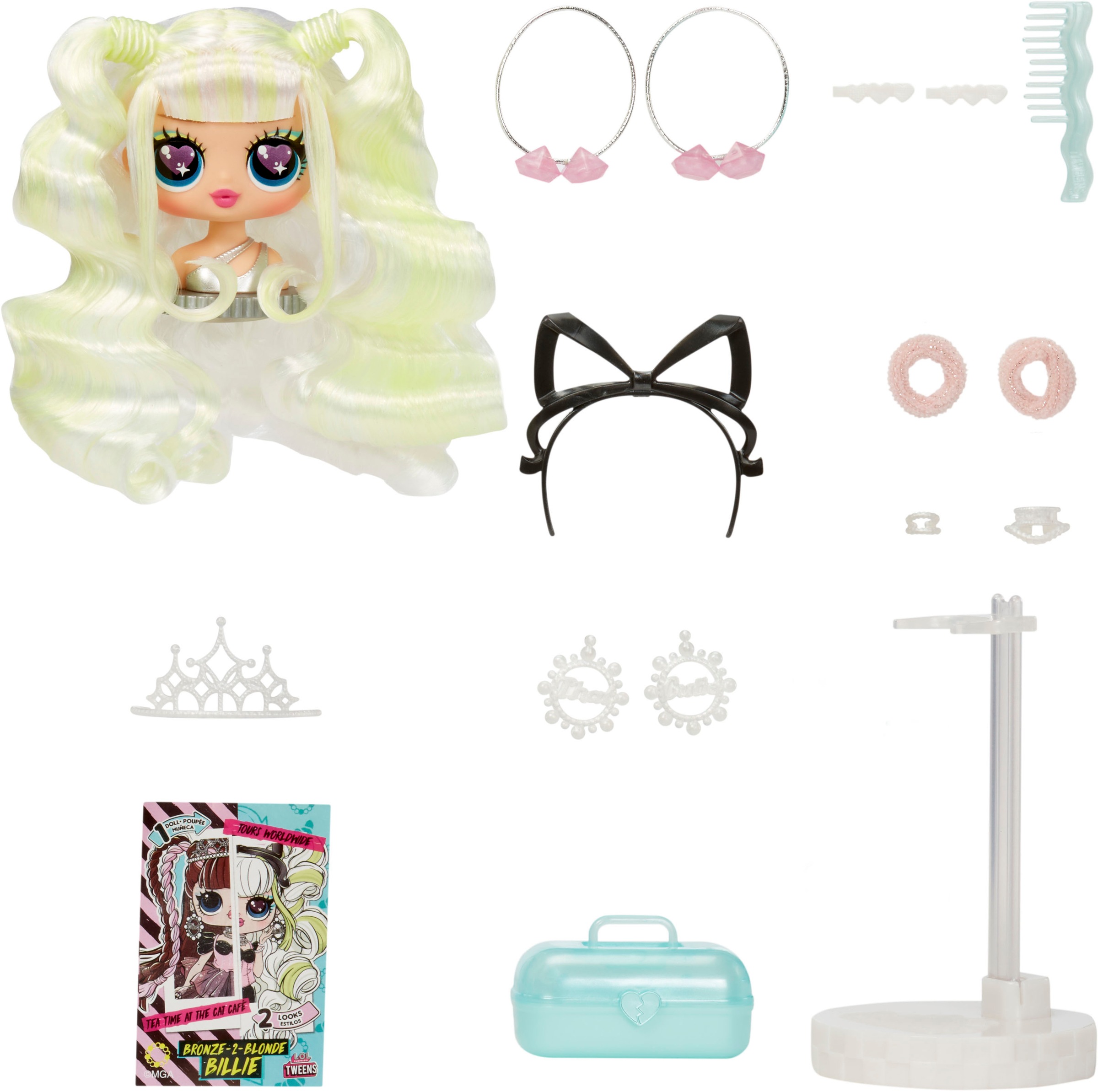 L.O.L. SURPRISE! Anziehpuppe »L.O.L. Surprise Tweens Surprise Swap - Bronze-2-Blonde Billie«, mit zusätzlichem Kopf im anderem Look
