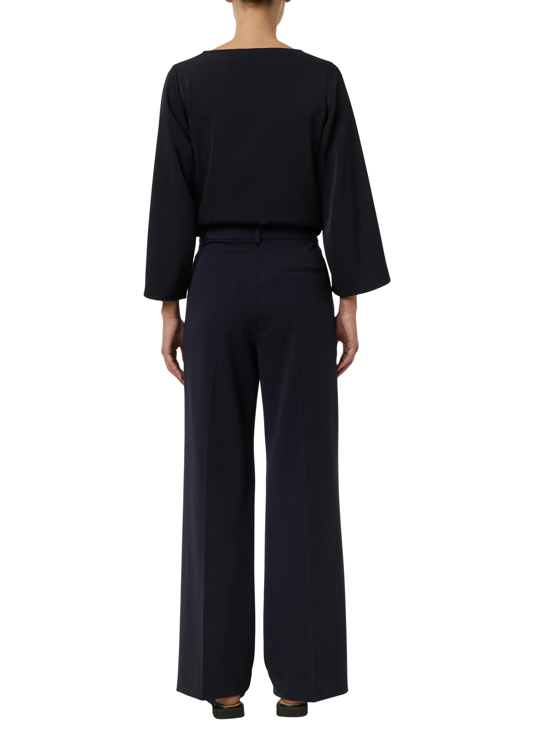 Comma Bundfaltenhose  mit Viskose und Stretch