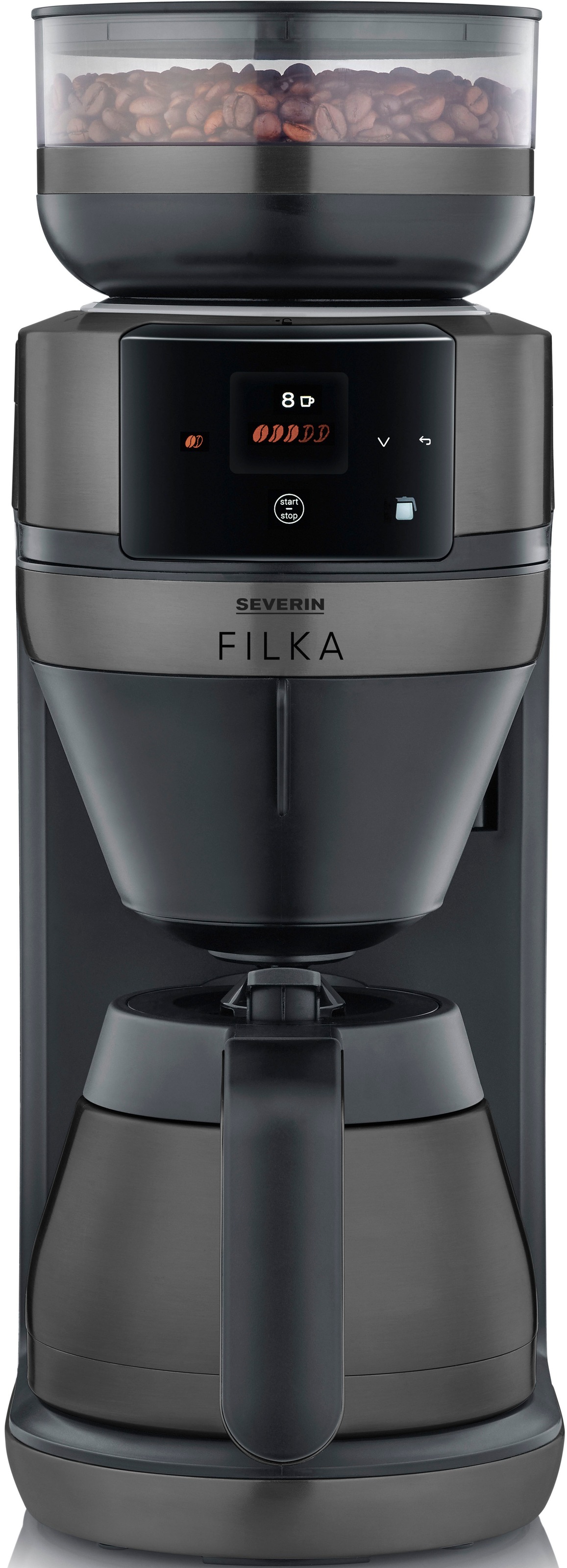 Severin Kaffeemaschine mit Mahlwerk »KA 4855 Filterkaffee-Vollautomat FILKA günstig online kaufen