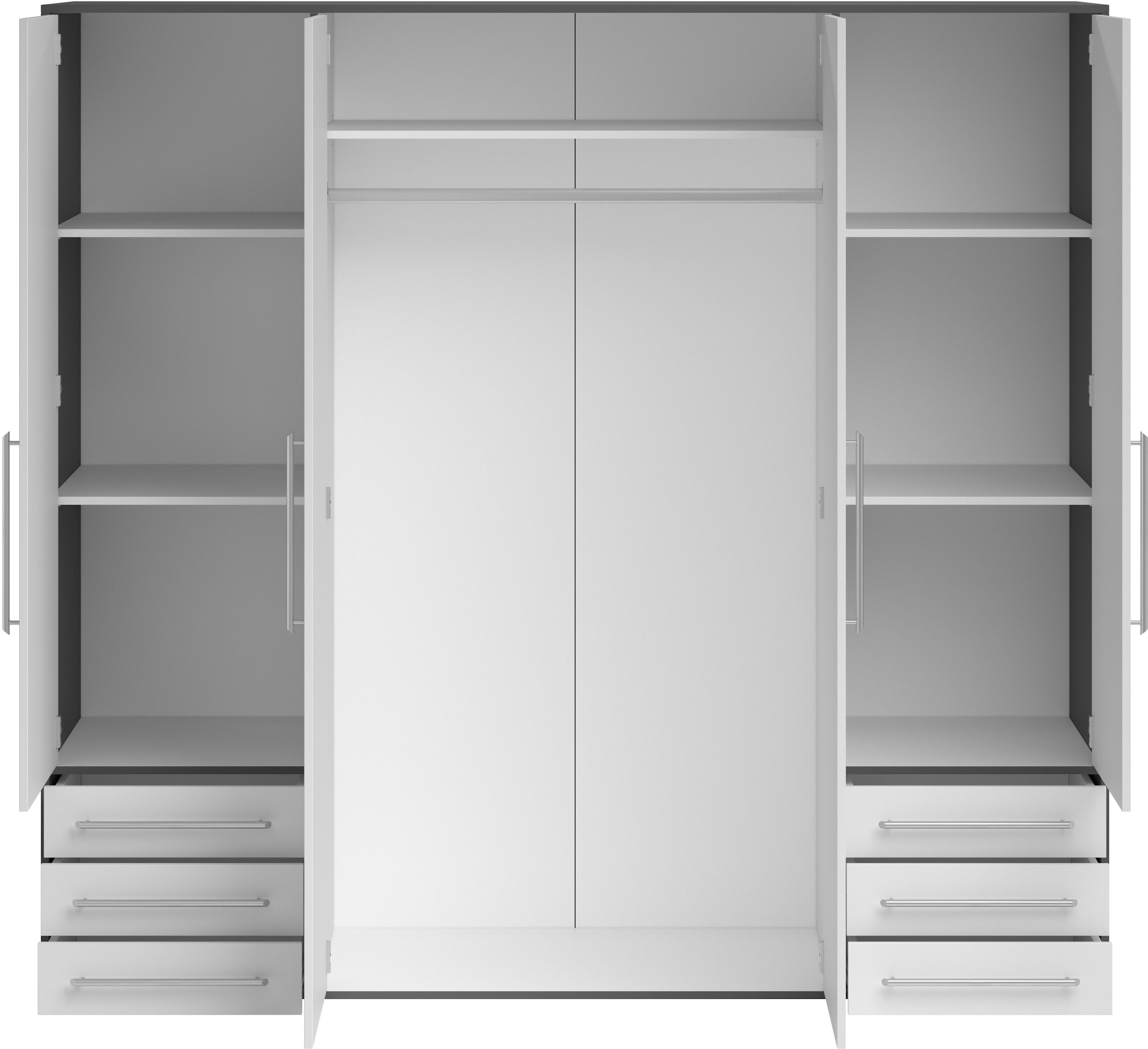 Schlafkontor Drehtürenschrank »Lyss Schrank, Kleiderschrank mit Drehtüren«, in verschiedenen Farben und Größen erhältlich