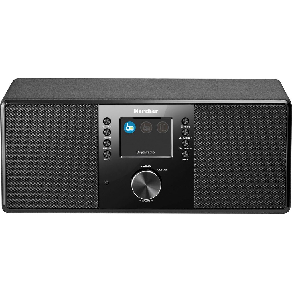 Karcher Digitalradio (DAB+) »DAB 5000«, (Digitalradio (DAB+)-FM-Tuner mit RDS-UKW mit RDS 10 W)