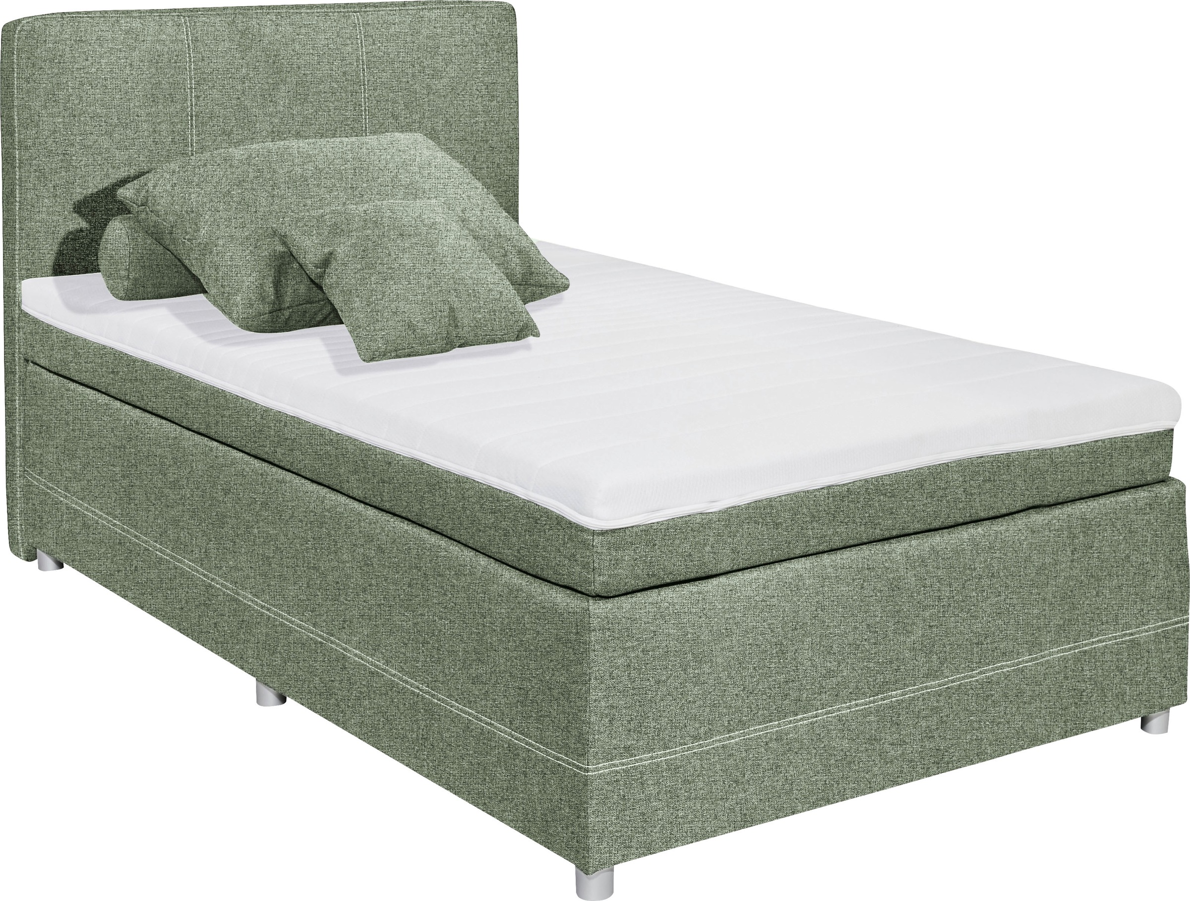 ED EXCITING DESIGN Boxspringbett »Luanda«, wahlweise mit Matratze und Toppe günstig online kaufen