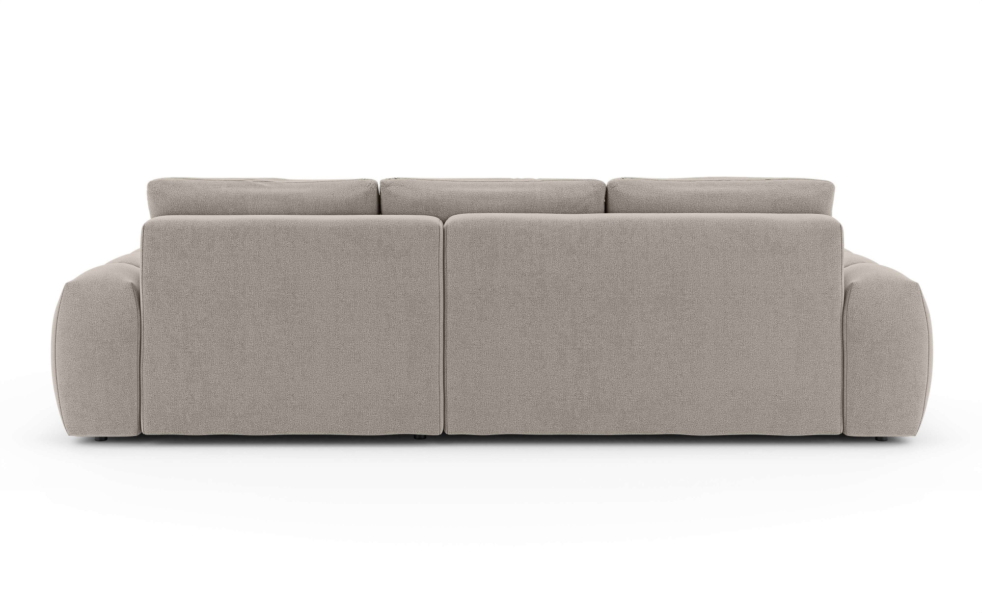 INOSIGN Ecksofa »AZITA klein optionale Schlafsofa mit Bettkasten, B/T/H: 270/166,5/84cm«, L-Form mit Wellenunterfederung, Bubble-Optik