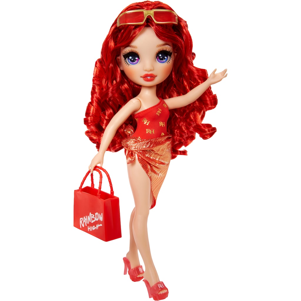 RAINBOW HIGH Anziehpuppe »Rainbow High Swim & Style Fashion Doll- Ruby (Red)«